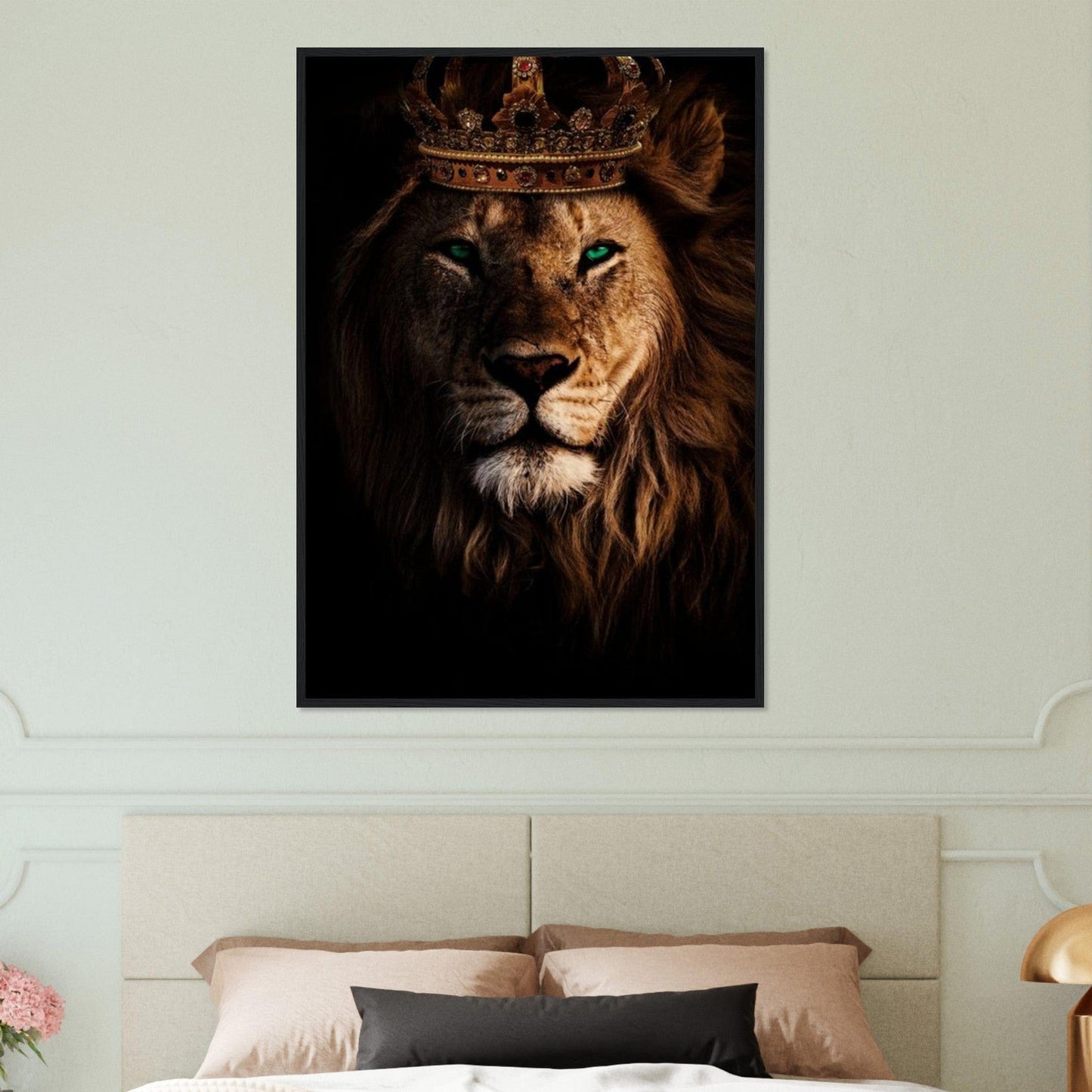 Canvanation Print Material Tableau Lion Couleur