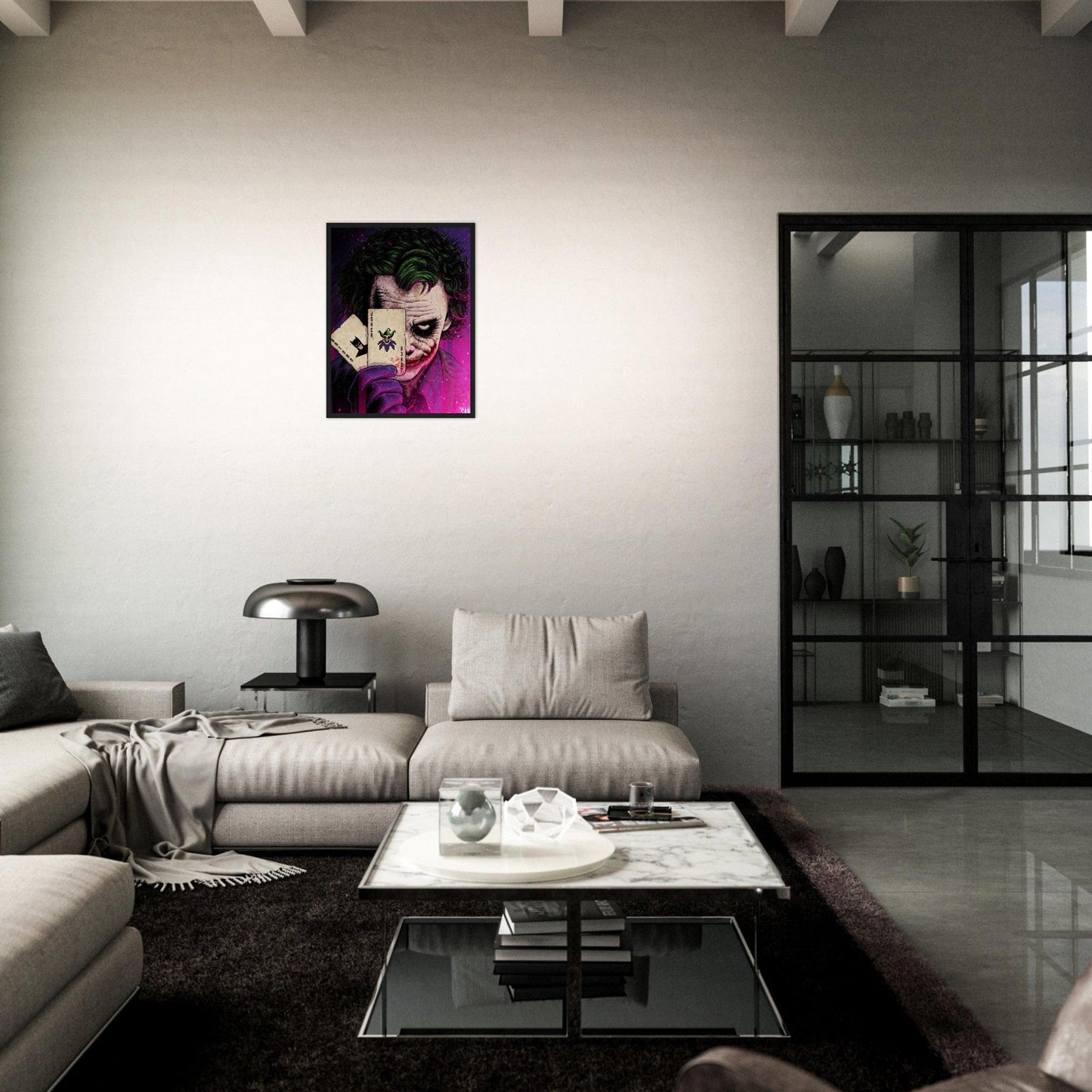 Canvanation Print Material Tableau Joker Pop Art Batman