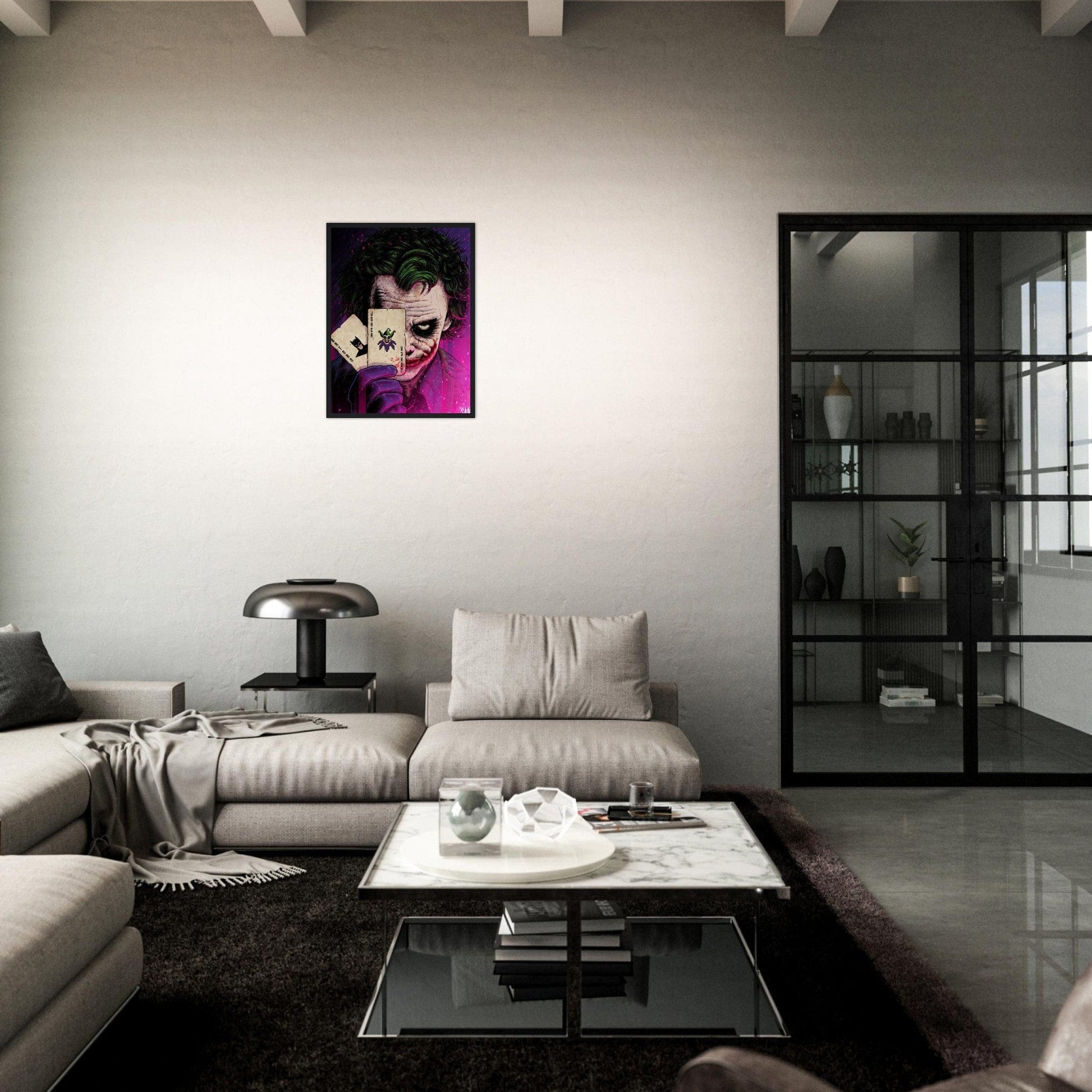 Canvanation Print Material Tableau Joker Pop Art Batman