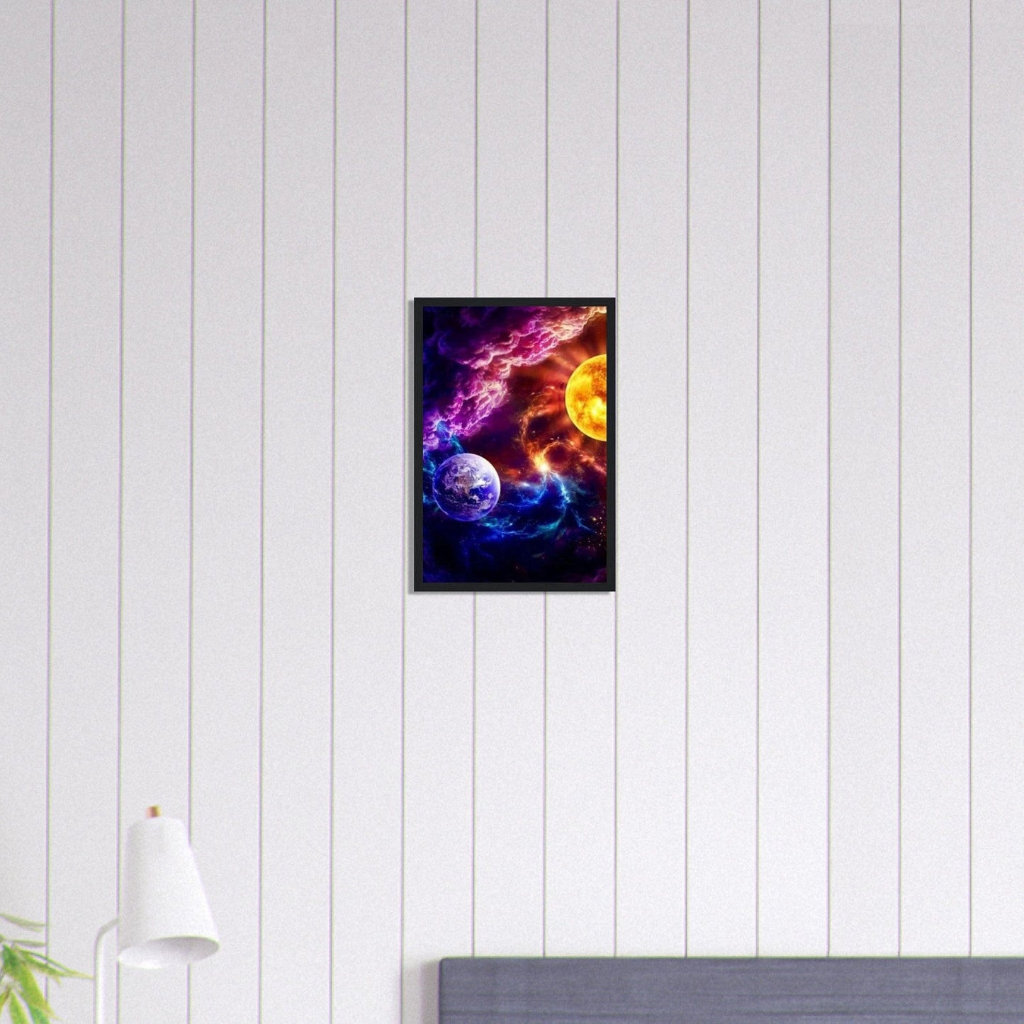 Canvanation Print Material 30x45 cm / 12x18″ Tableau Planete Éclats d'Étoiles