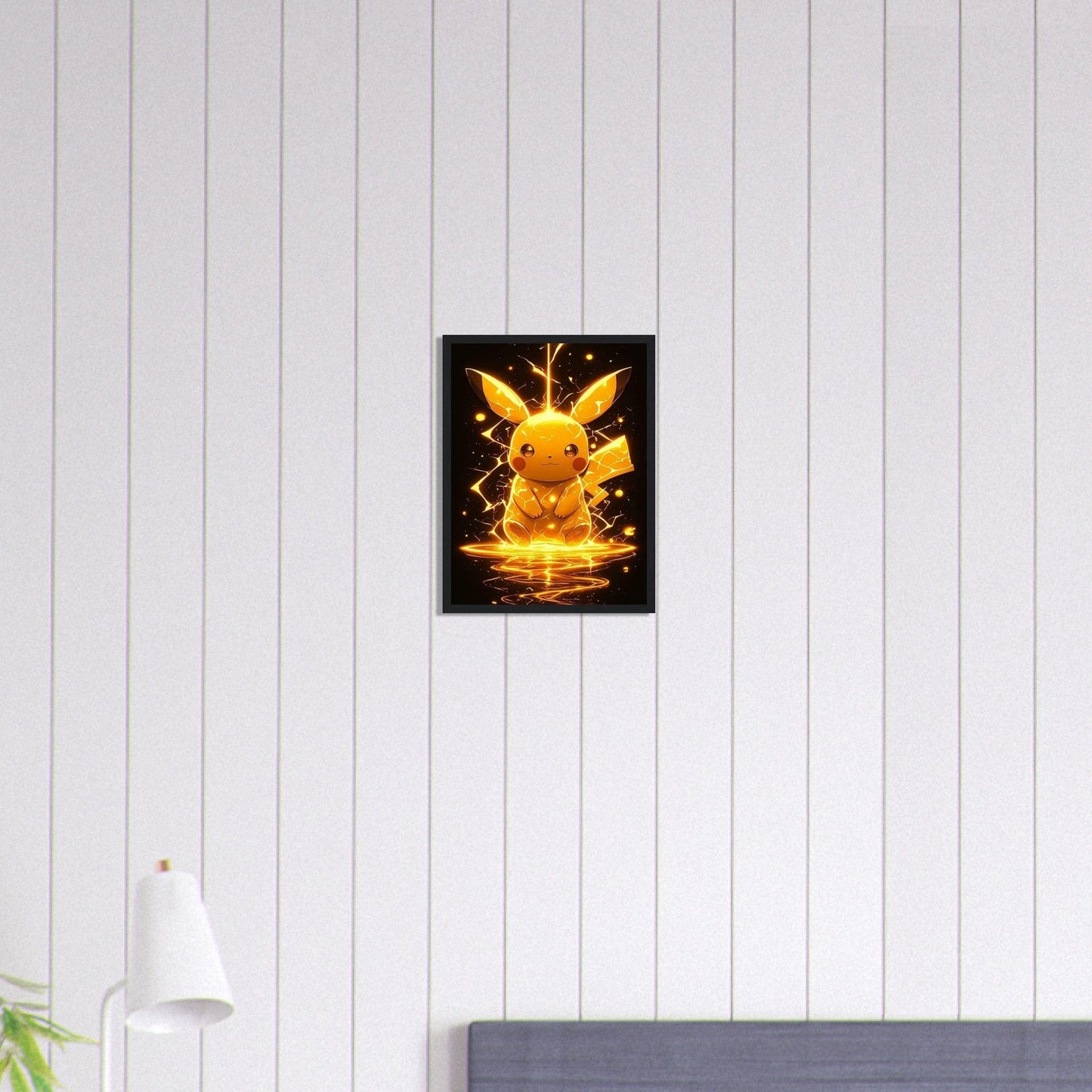 Canvanation Print Material 30x40 cm / 12x16″ Tableau Pokémon Eclair - Chambre Enfant