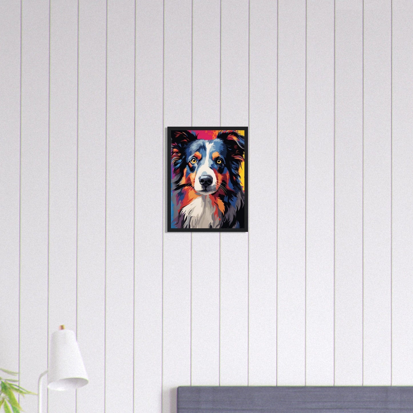 Canvanation Print Material 30x40 cm / 12x16″ Tableau Chien - Joie inconditionnelle