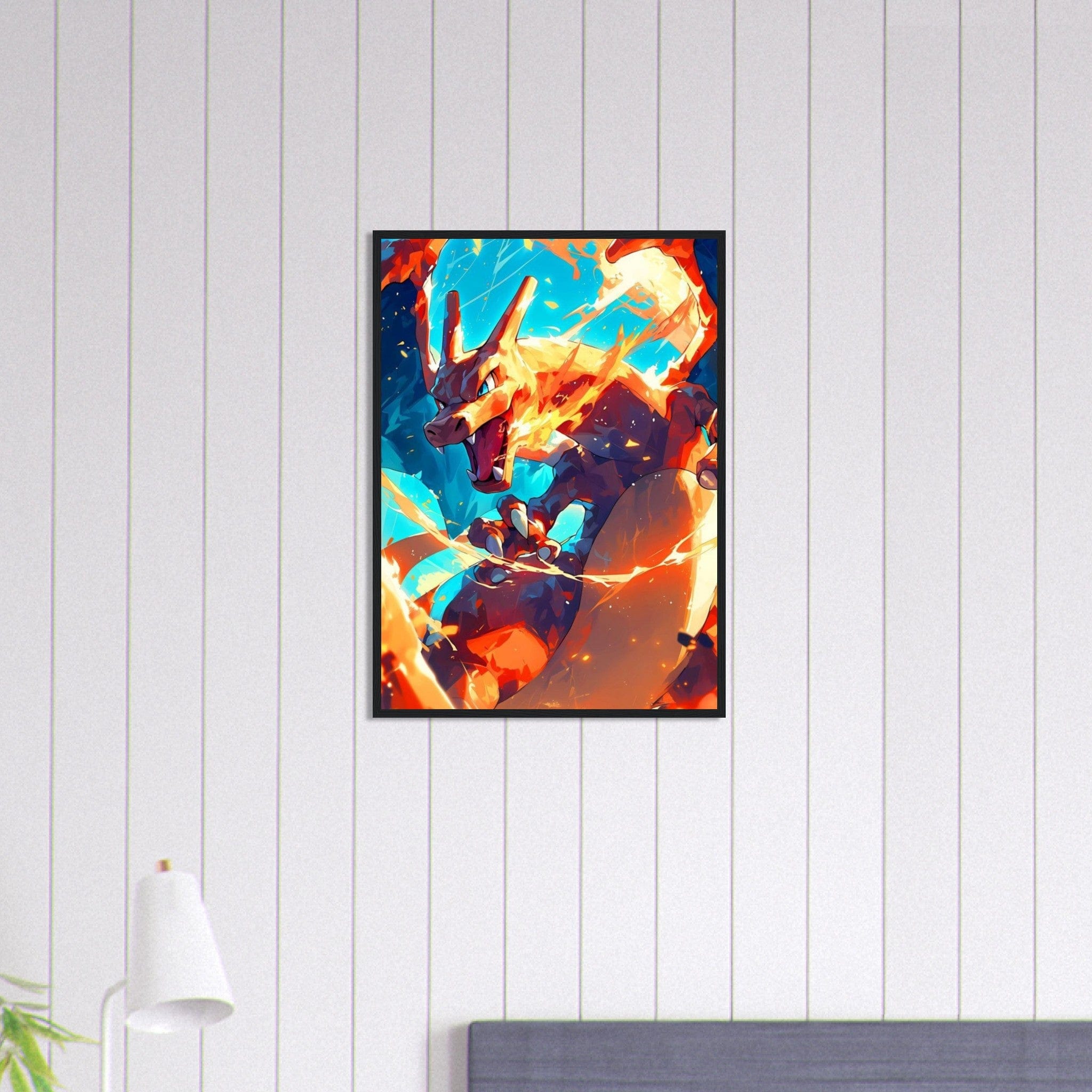 Canvanation Print Material 50x70 cm / 20x28″ Tableau Pokémon Dracaufeu