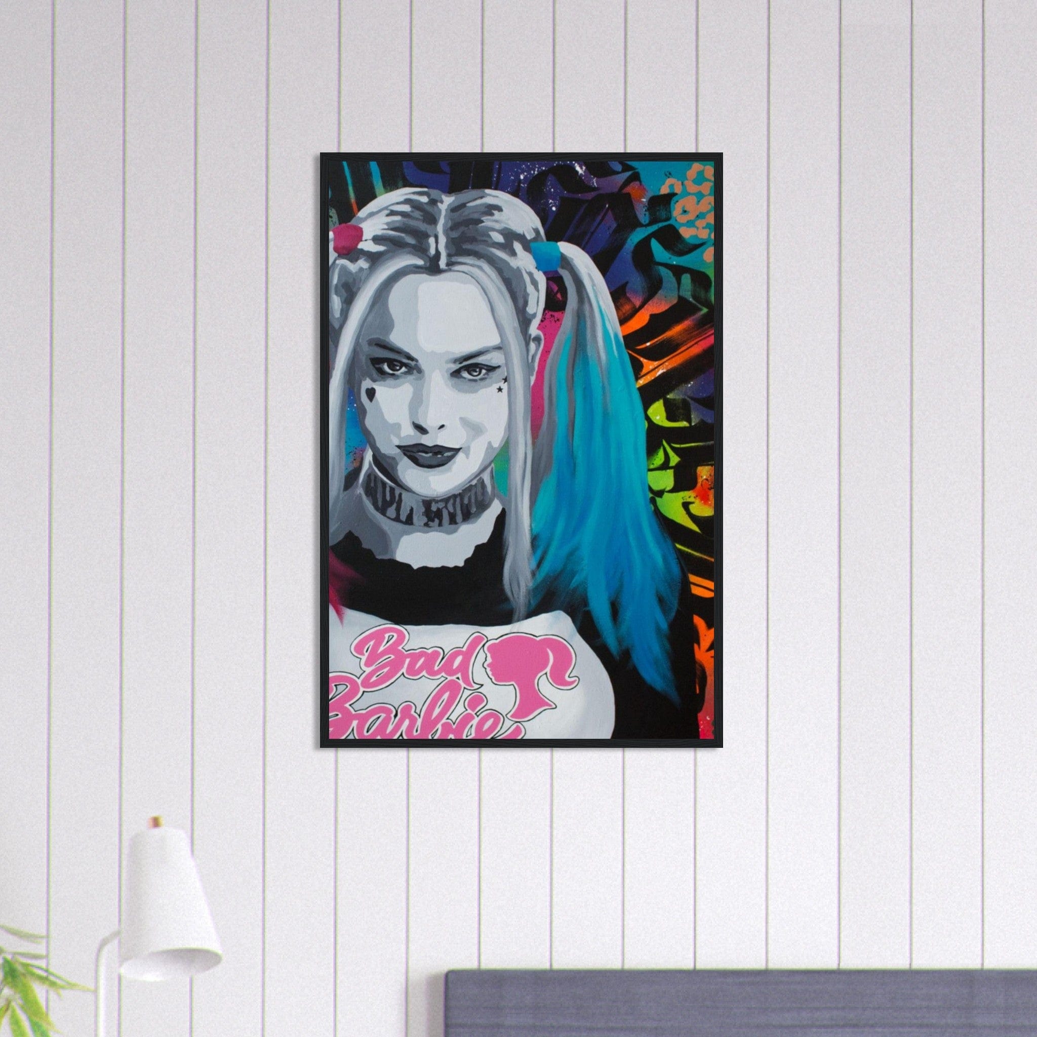 Canvanation Print Material 60x90 cm / 24x36″ Tableau Street Art Jocker Harley Quiin