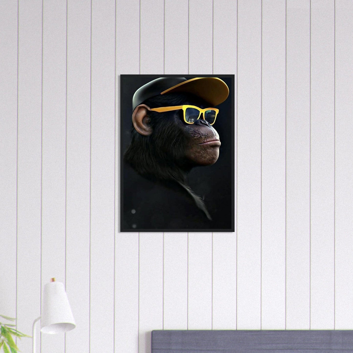 Canvanation Print Material 50x70 cm / 20x28″ Tableau Singe Lunette