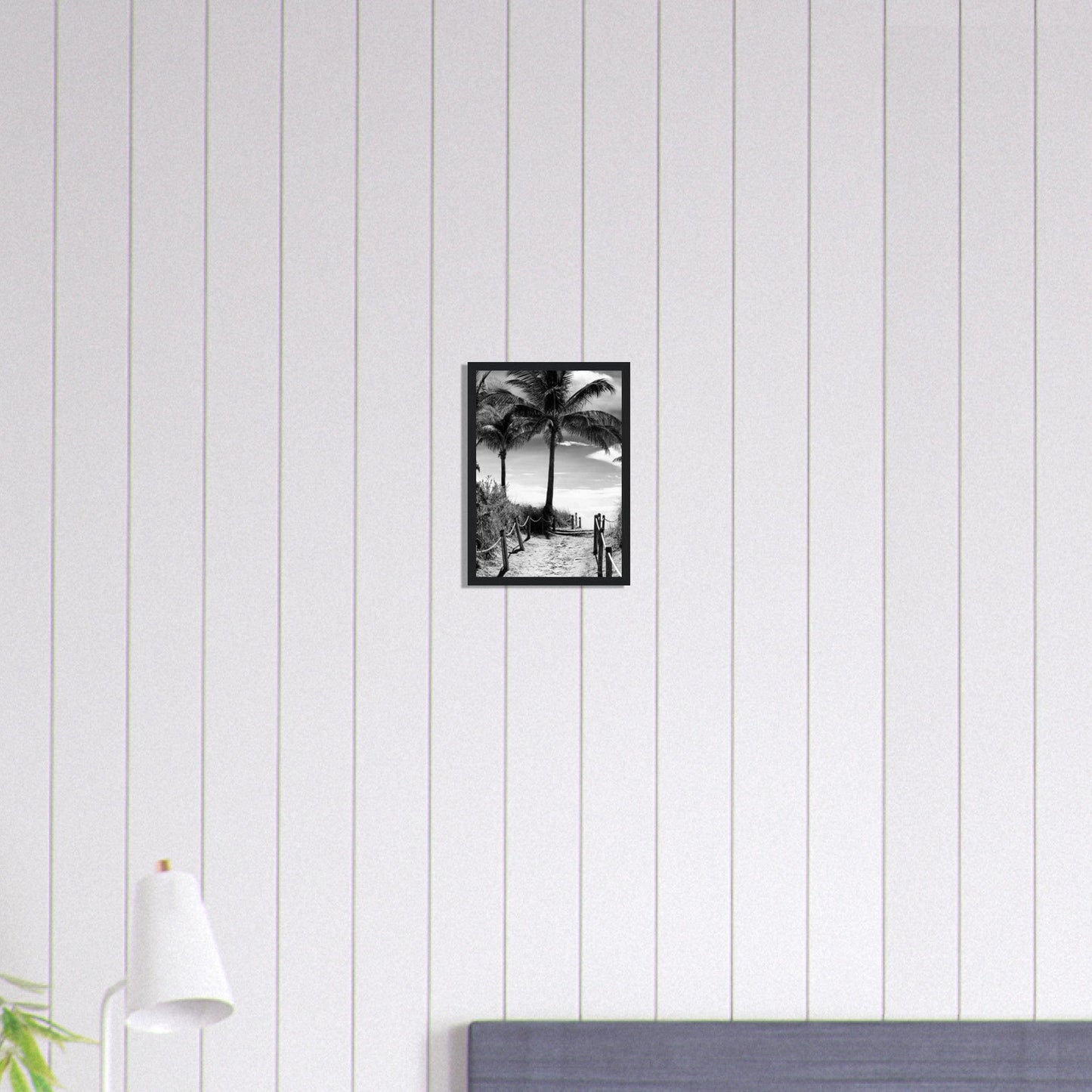 Canvanation Print Material A4 21x29.7 cm / 8x12″ Tableau Photo Noir Et Blanc-Paysage-Plage