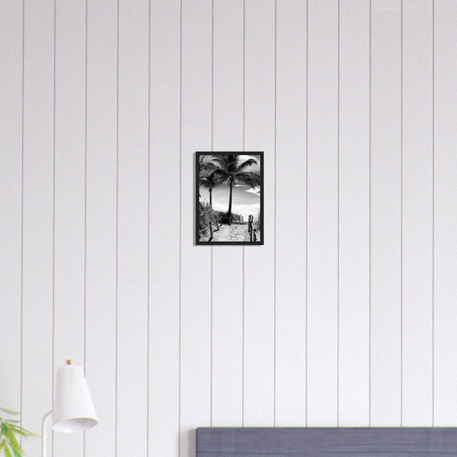 Canvanation Print Material A4 21x29.7 cm / 8x12″ Tableau Photo Noir Et Blanc-Paysage-Plage