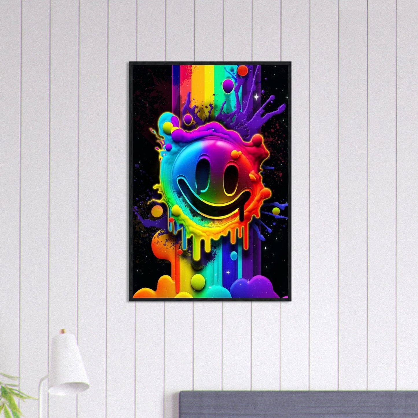 Canvanation Print Material 60x90 cm / 24x36″ Tableau Street Art Emoji Couleur