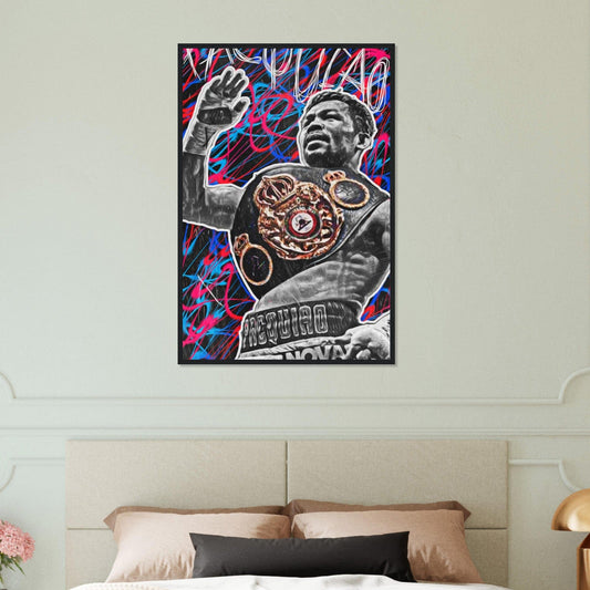 Canvanation Print Material 60x90 cm / 24x36″ Tableau Champion Boxe