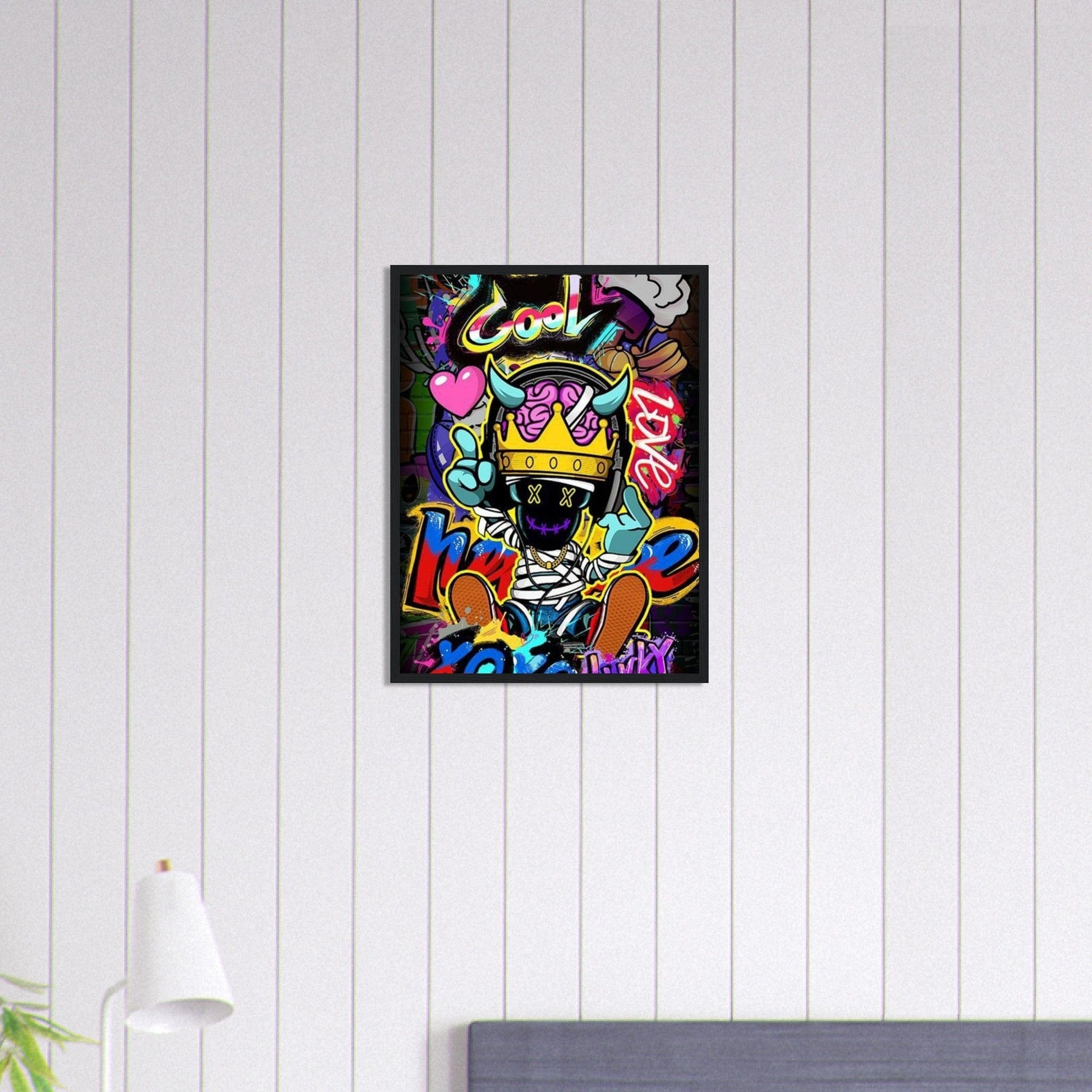 Gelato Print Material Graffiti Toile