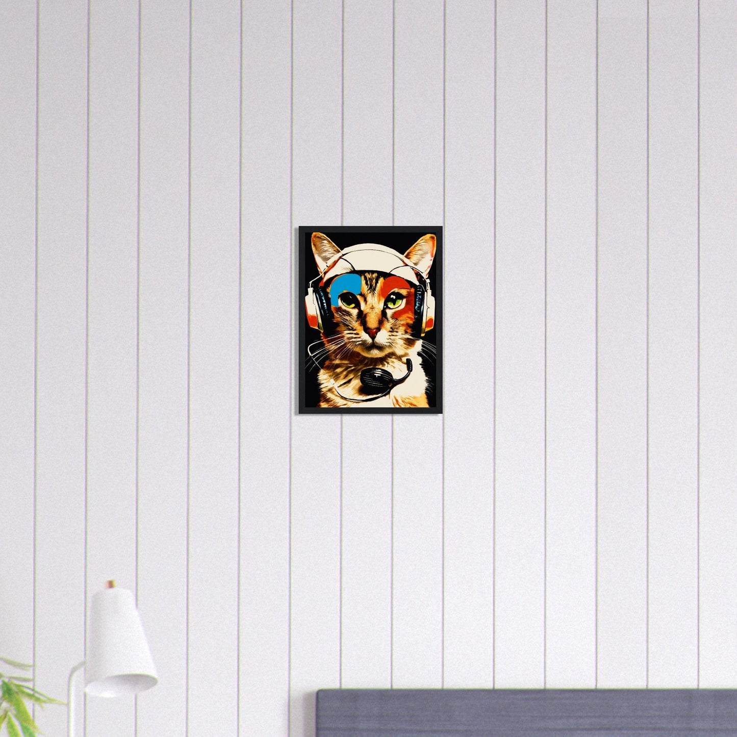 Canvanation Print Material 30x40 cm / 12x16″ Tableau Chat Ombre Et Lumière