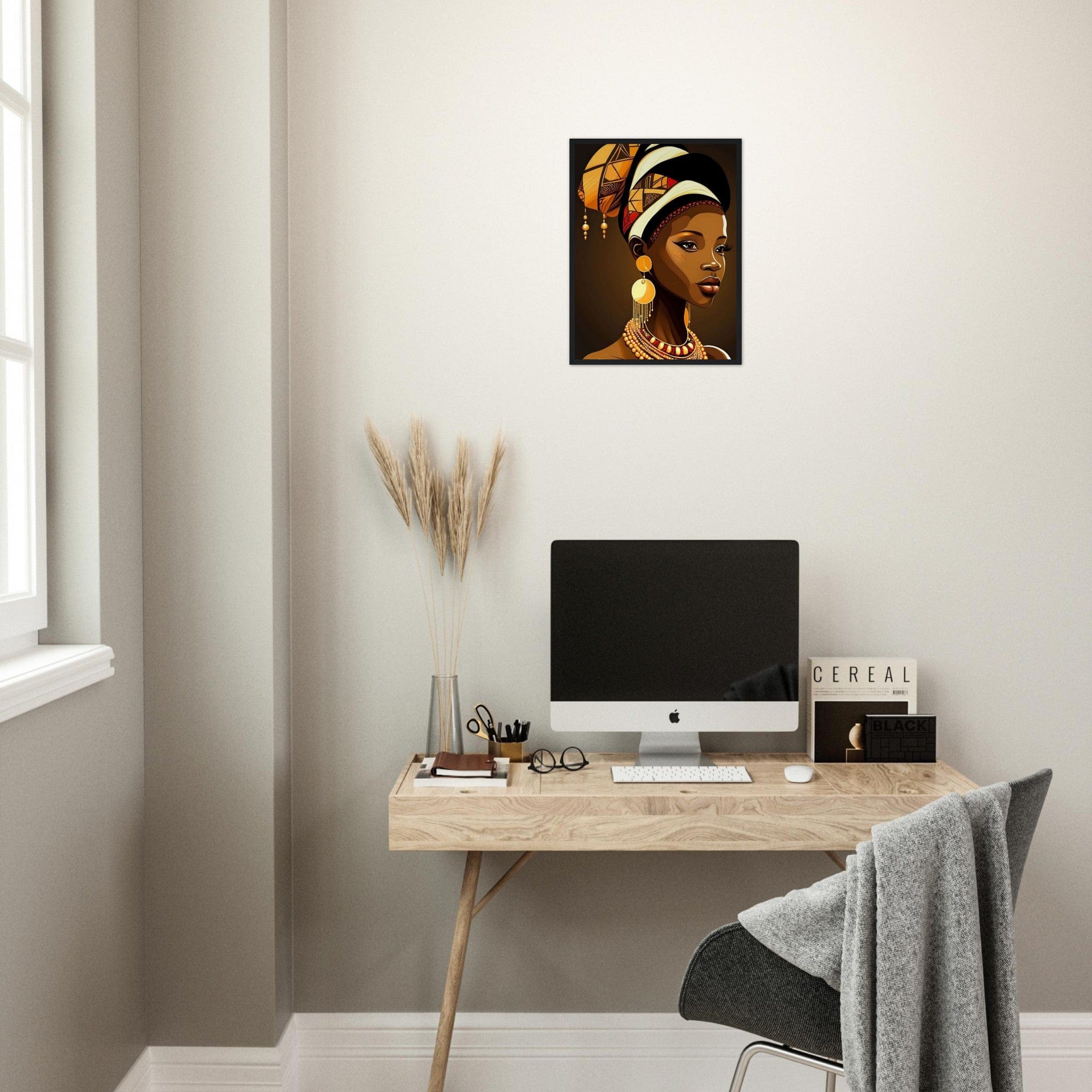 Canvanation Print Material Peinture Femme Afro