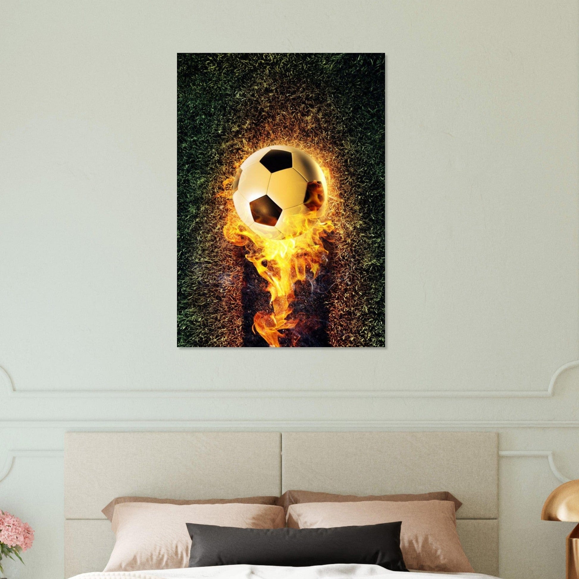 Gelato Print Material Poster Football Terrain Feu