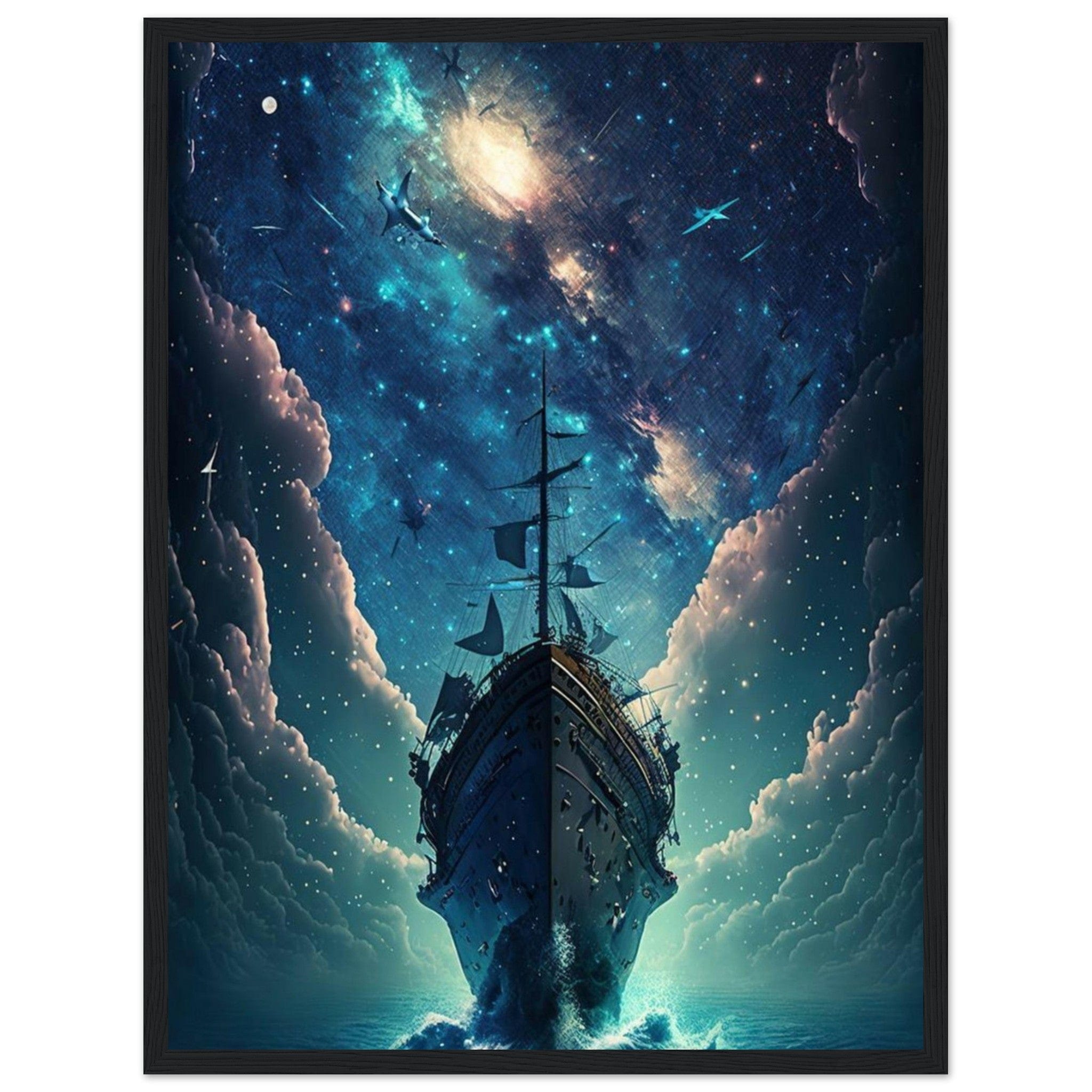 Gelato Print Material 45x60 cm / 18x24″ Peinture Bateaux Mer