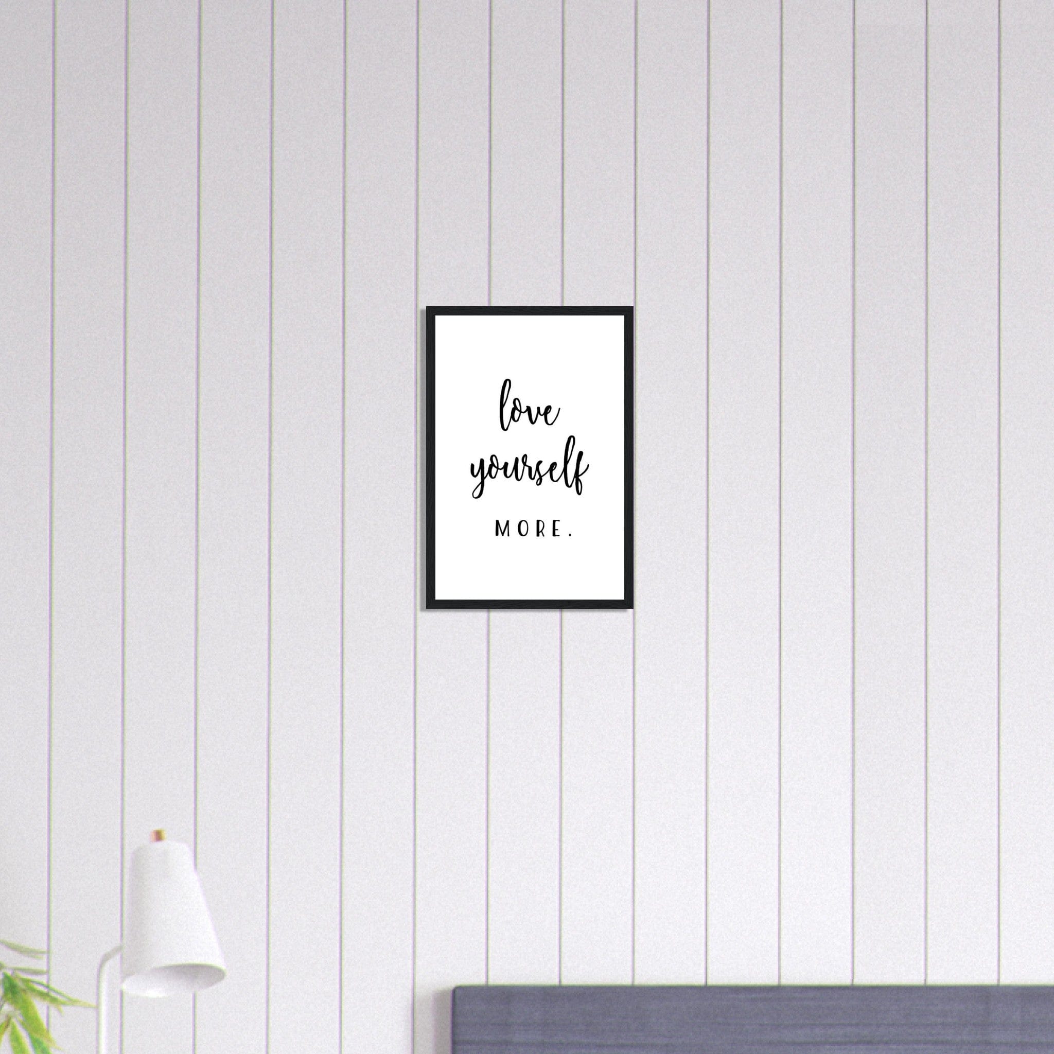 Canvanation Print Material 30x45 cm / 12x18″ Tableau Motivation Love Yourself More