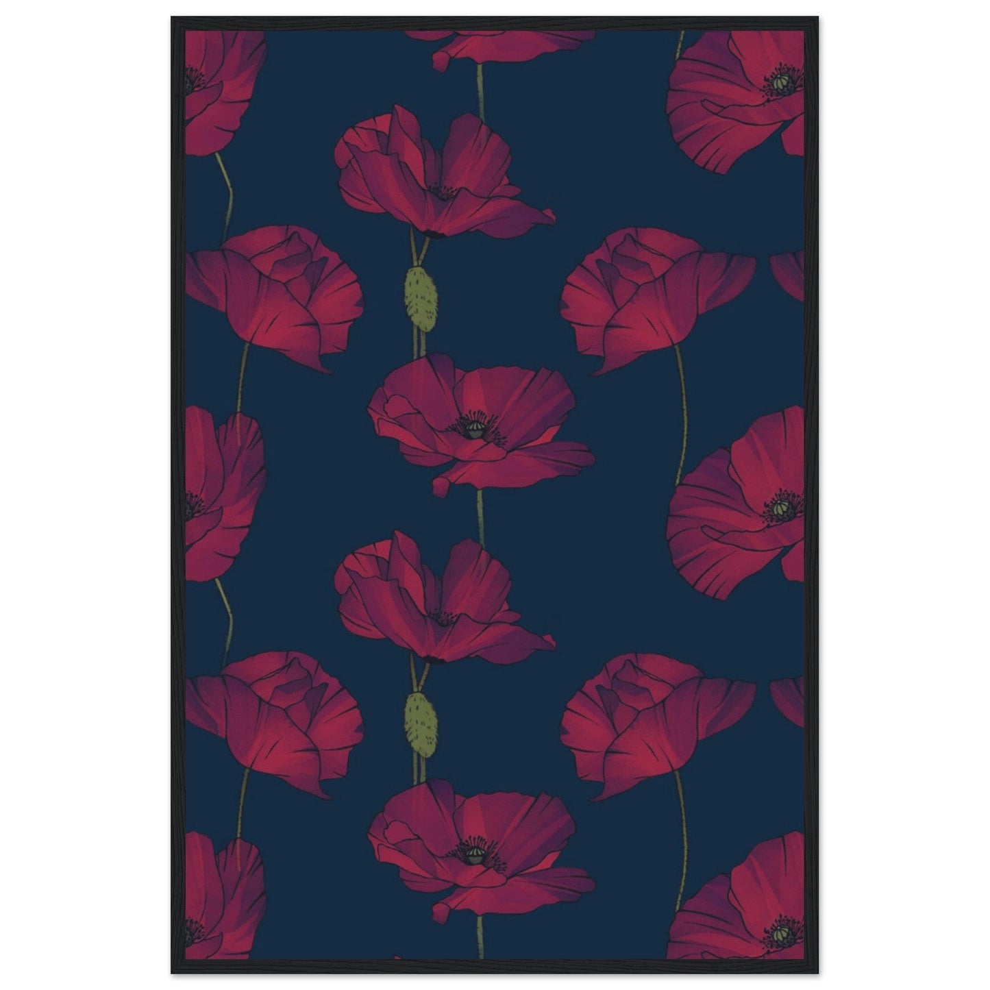 Canvanation Print Material Tableau De Coquelicot