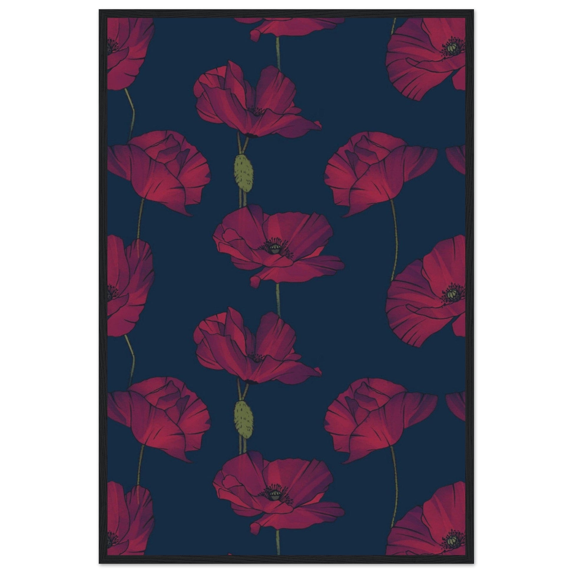 Canvanation Print Material Tableau De Coquelicot