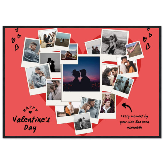 Canvanation Print Material 70x100 cm / 28x40″ / Noir Pele Mele Cadre Photo Couple "Every Moment"