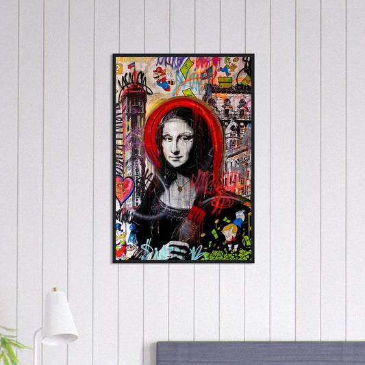 Canvanation Print Material 60x90 cm / 24x36″ Tableau Street Art Joconde