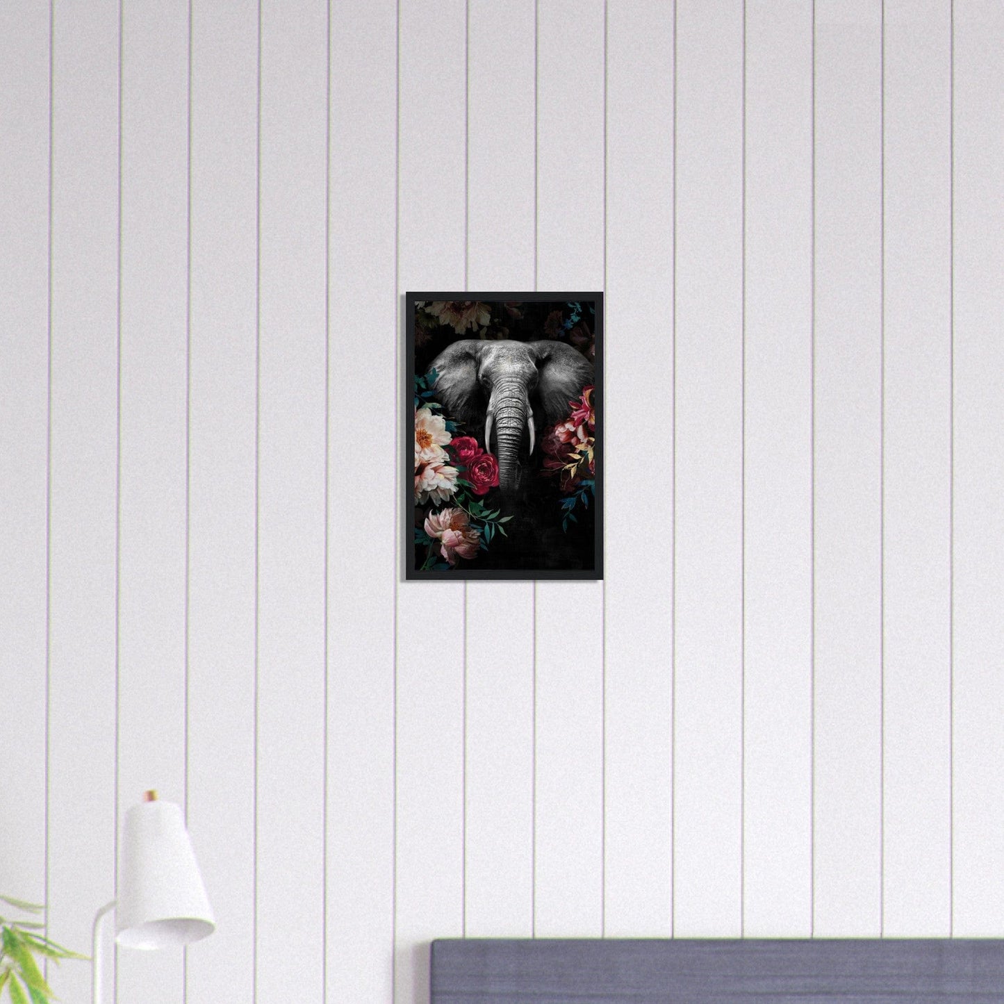 Canvanation Print Material 30x45 cm / 12x18″ Tableau Elephant Légendes Vivantes