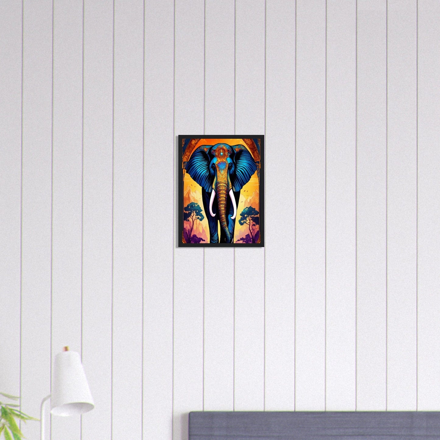 Canvanation Print Material 30x40 cm / 12x16″ Tableau Elephant Caresse D'ivoire