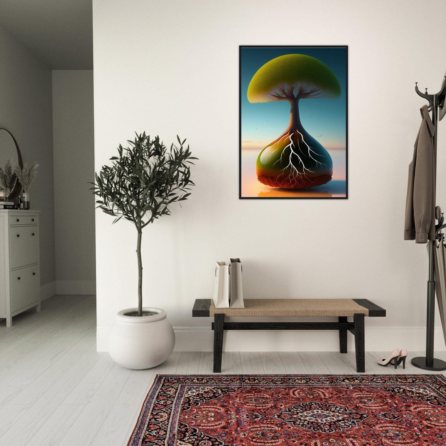 Canvanation Print Material Klimt Tableau Arbre De Vie
