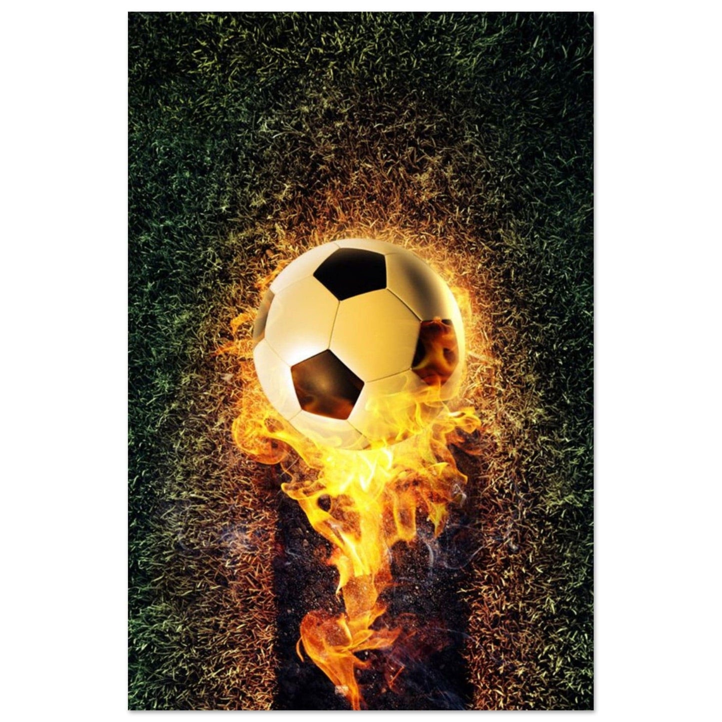 Gelato Print Material 60x90 cm / 24x36″ Poster Football Terrain Feu