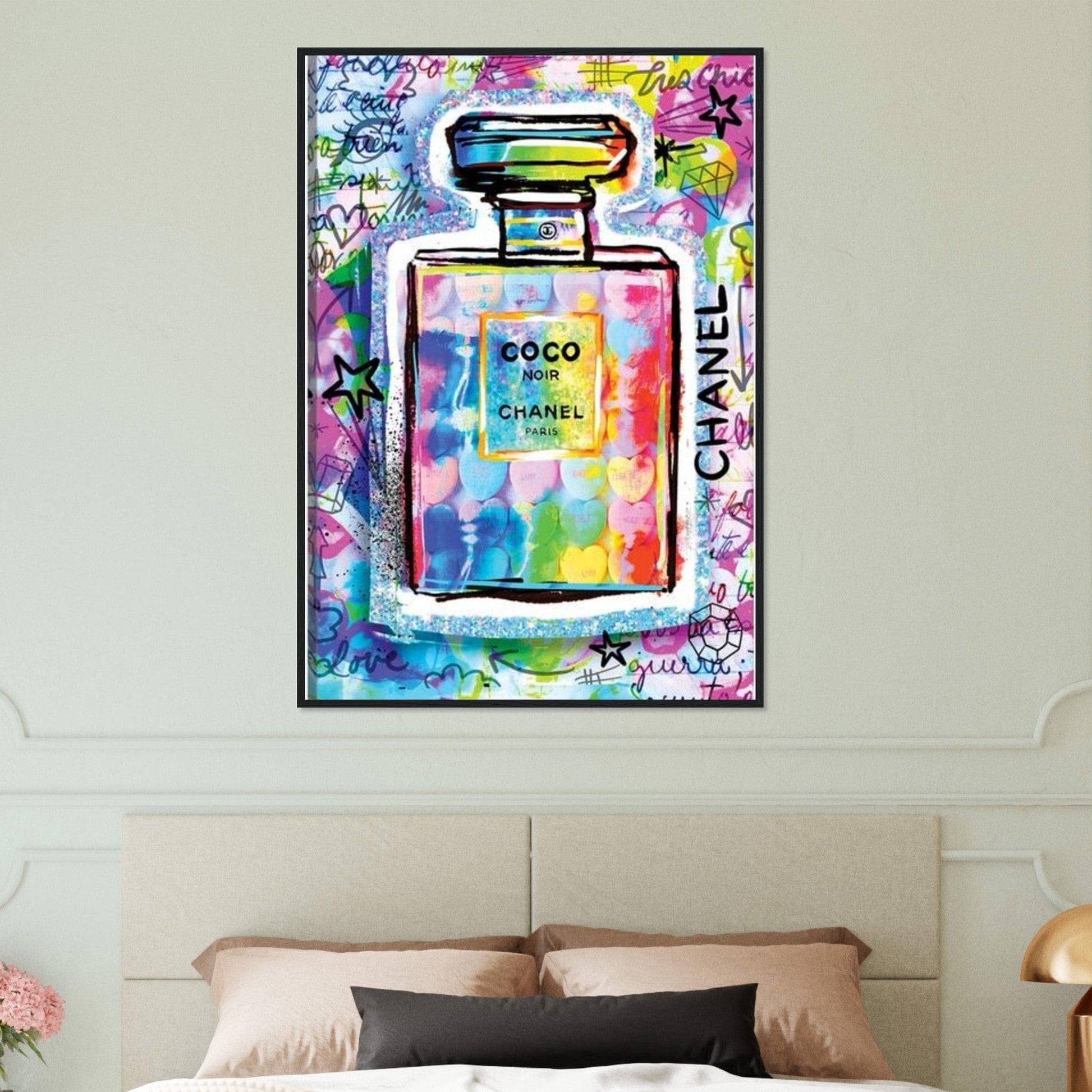 Canvanation Print Material Tableau Chanel Numéro 5 Multicolore