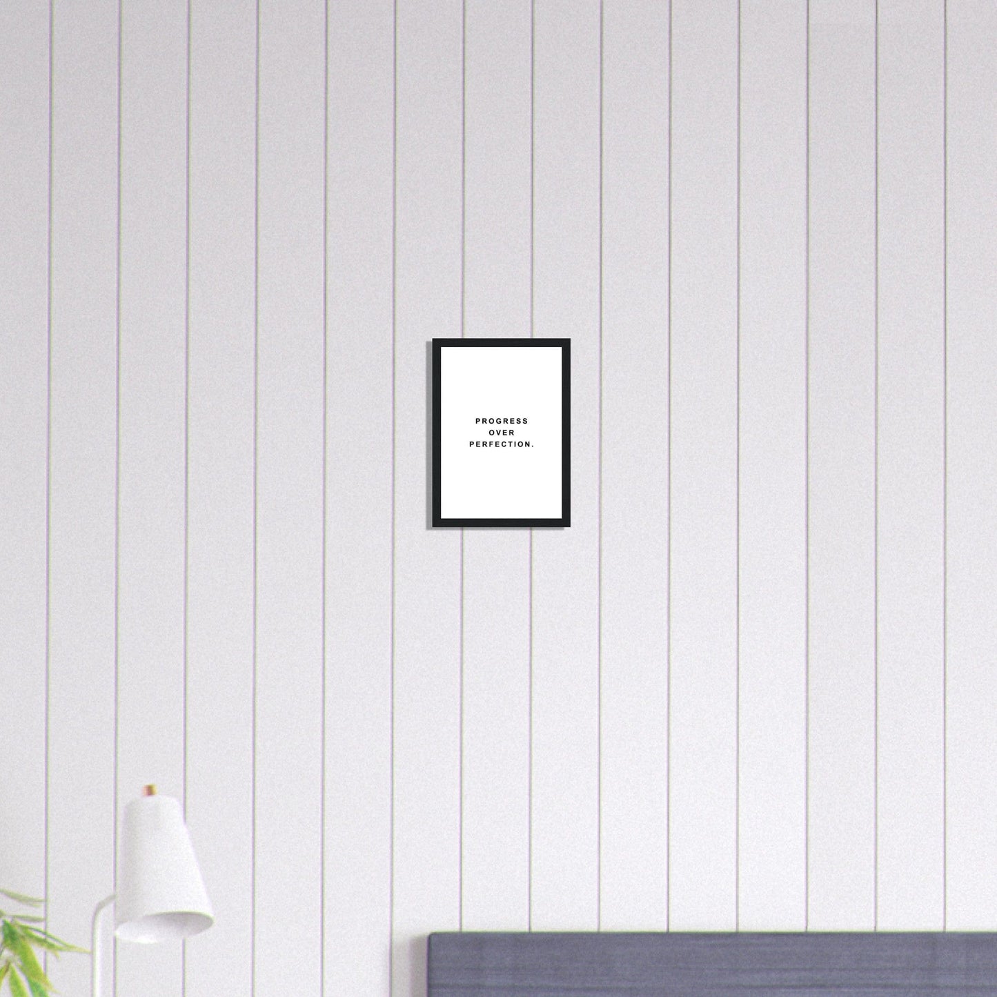 Canvanation Print Material A4 21x29.7 cm / 8x12″ Tableau Citation Progress Over Perfection