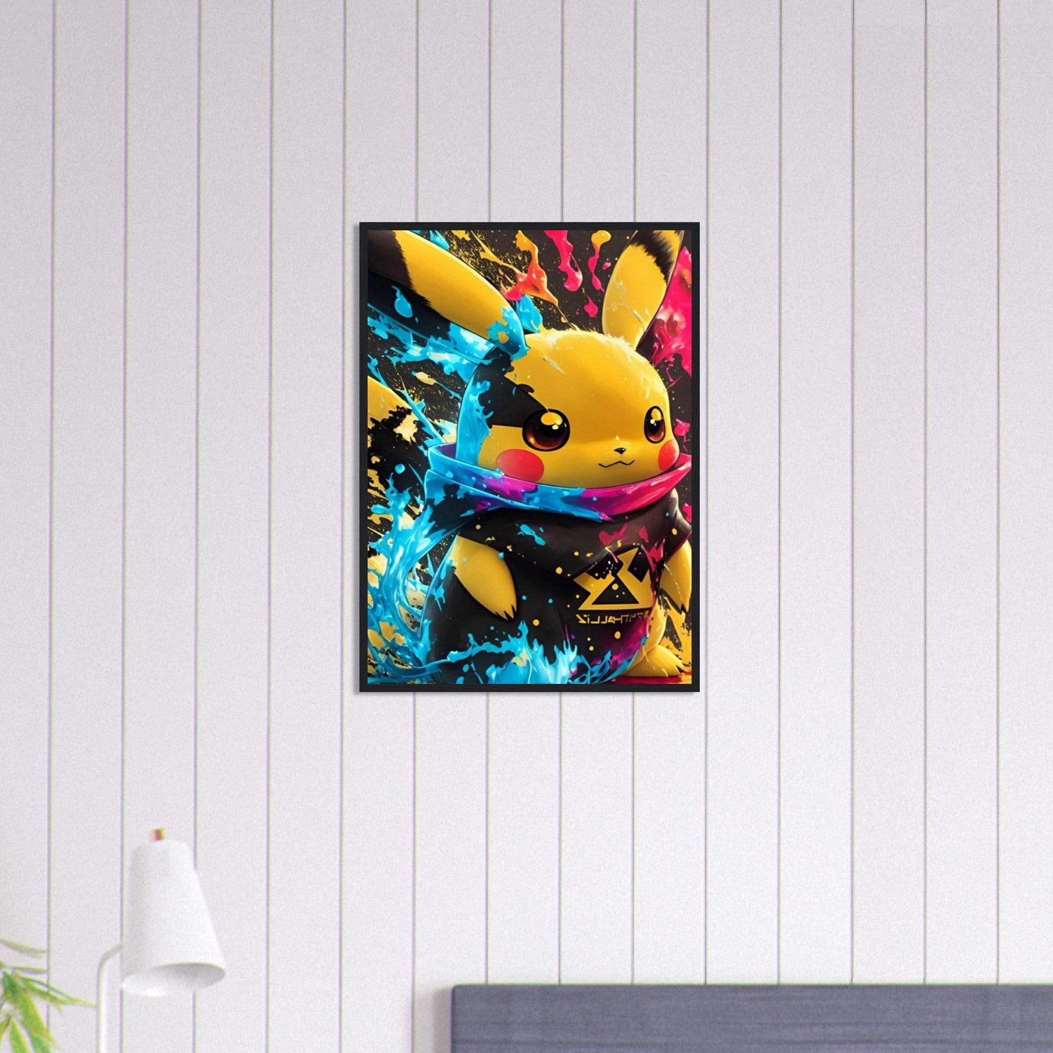 Canvanation Print Material 50x70 cm / 20x28″ Tableau Pokémon Pikachu Graffiti