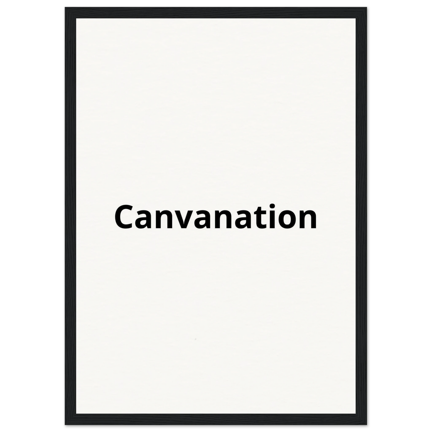 Canvanation Print Material A3 (29.7 x 42  cm) / Cadre noir Tableau Personnalisé