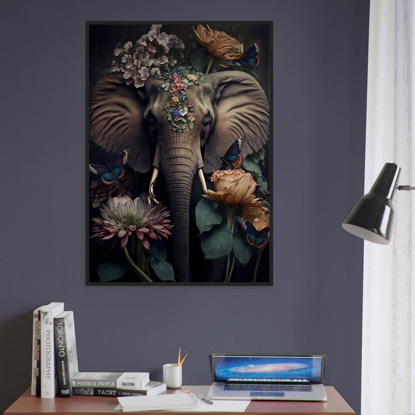 Canvanation Print Material Tableau Elephant Sentinelles des Âges