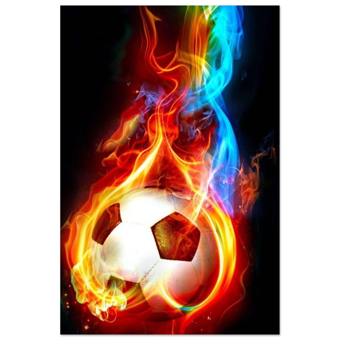 Gelato Print Material 60x90 cm / 24x36″ Poster Football Eau Feu
