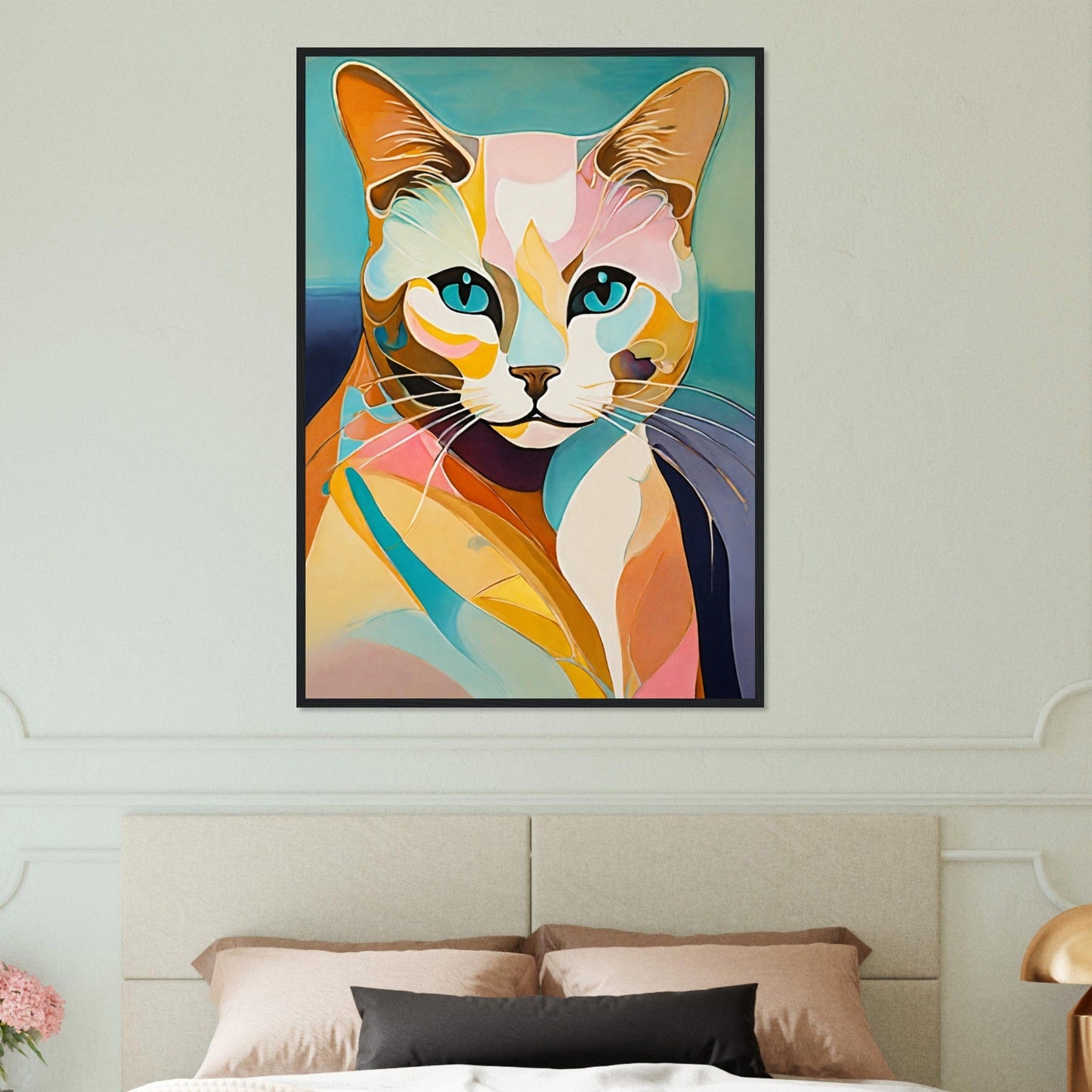 Canvanation Print Material Tableau Chat Flèche De La Nuit