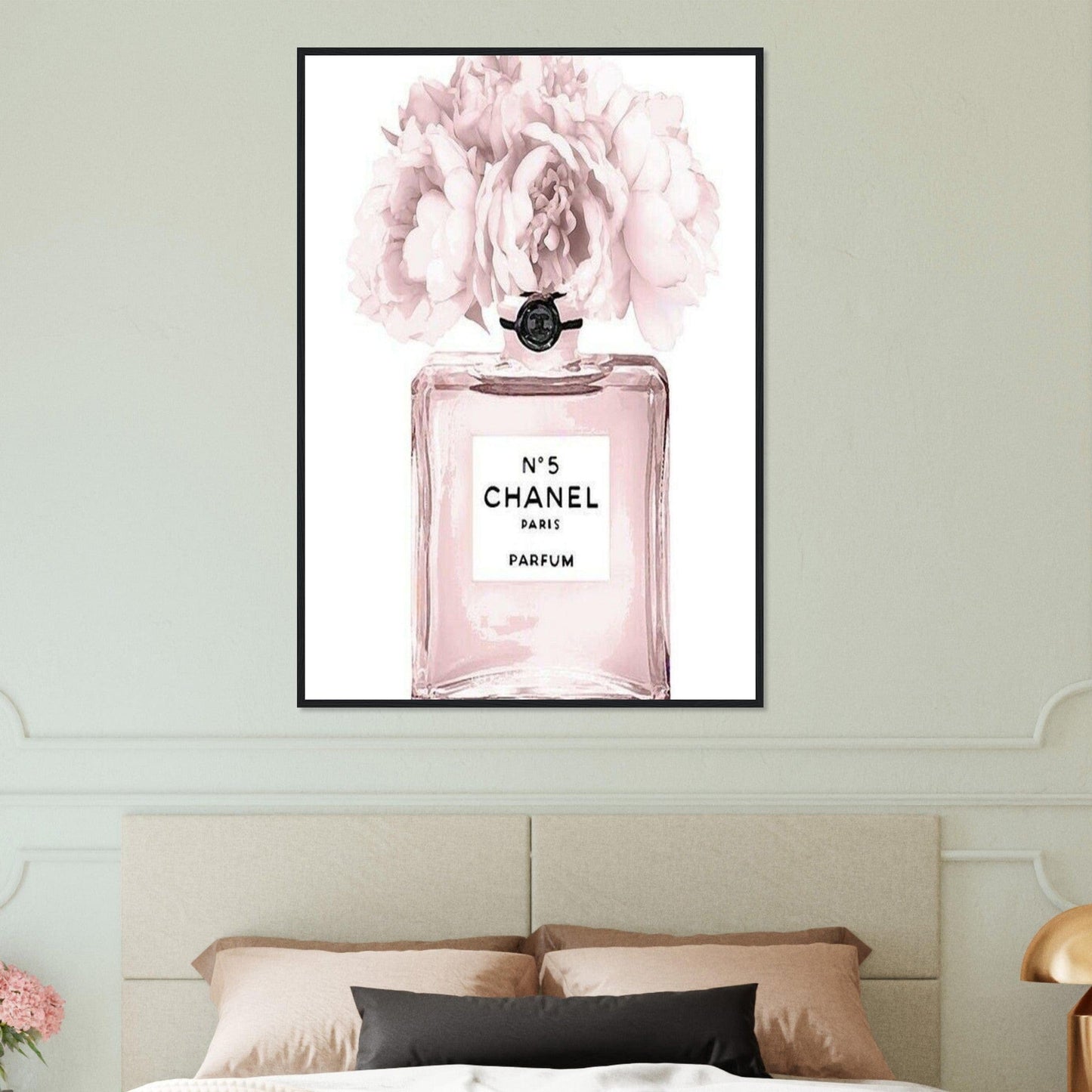 Canvanation Print Material Tableau Chanel Numéro 5 Rose