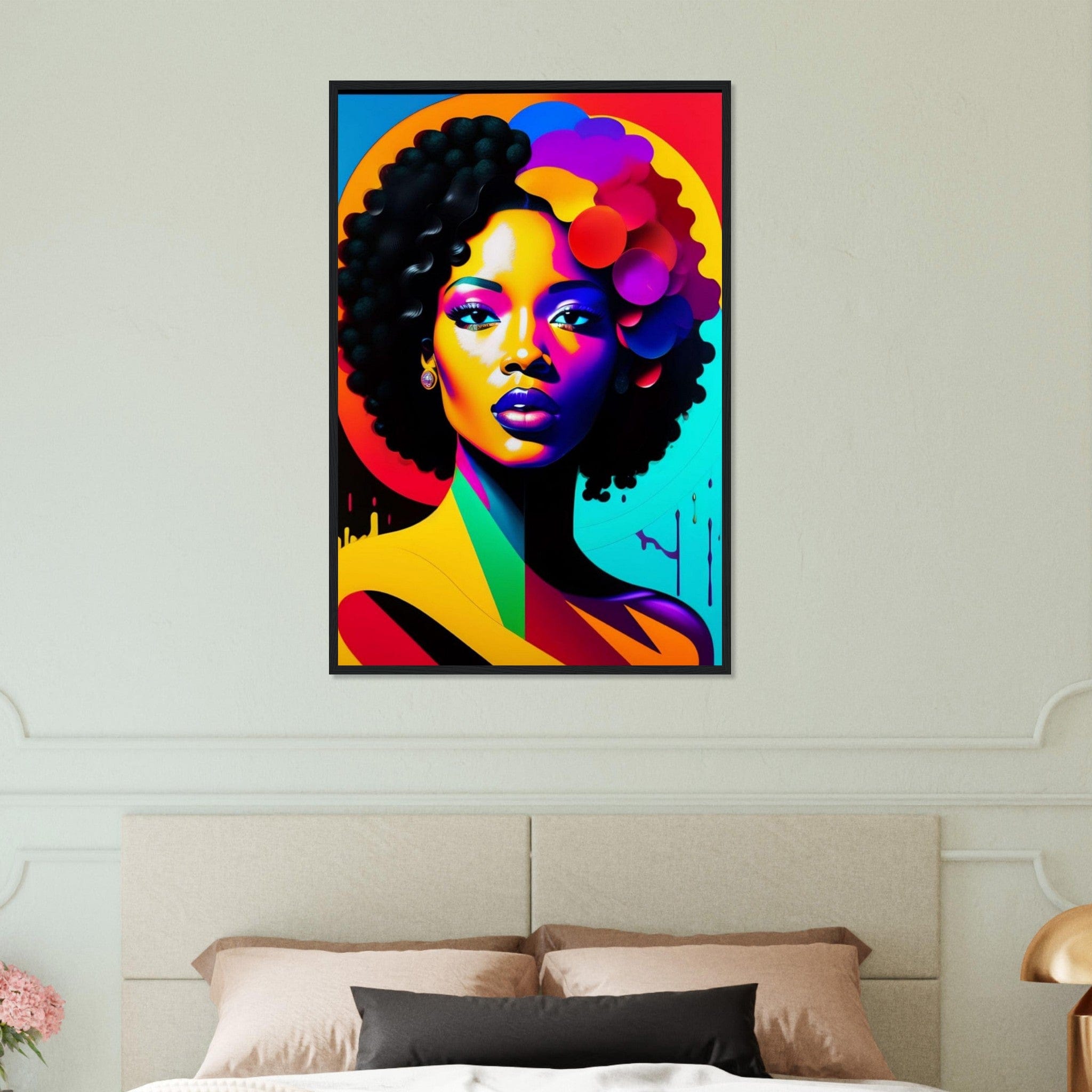 Canvanation Print Material 60x90 cm / 24x36″ Tableau Personnage Africain