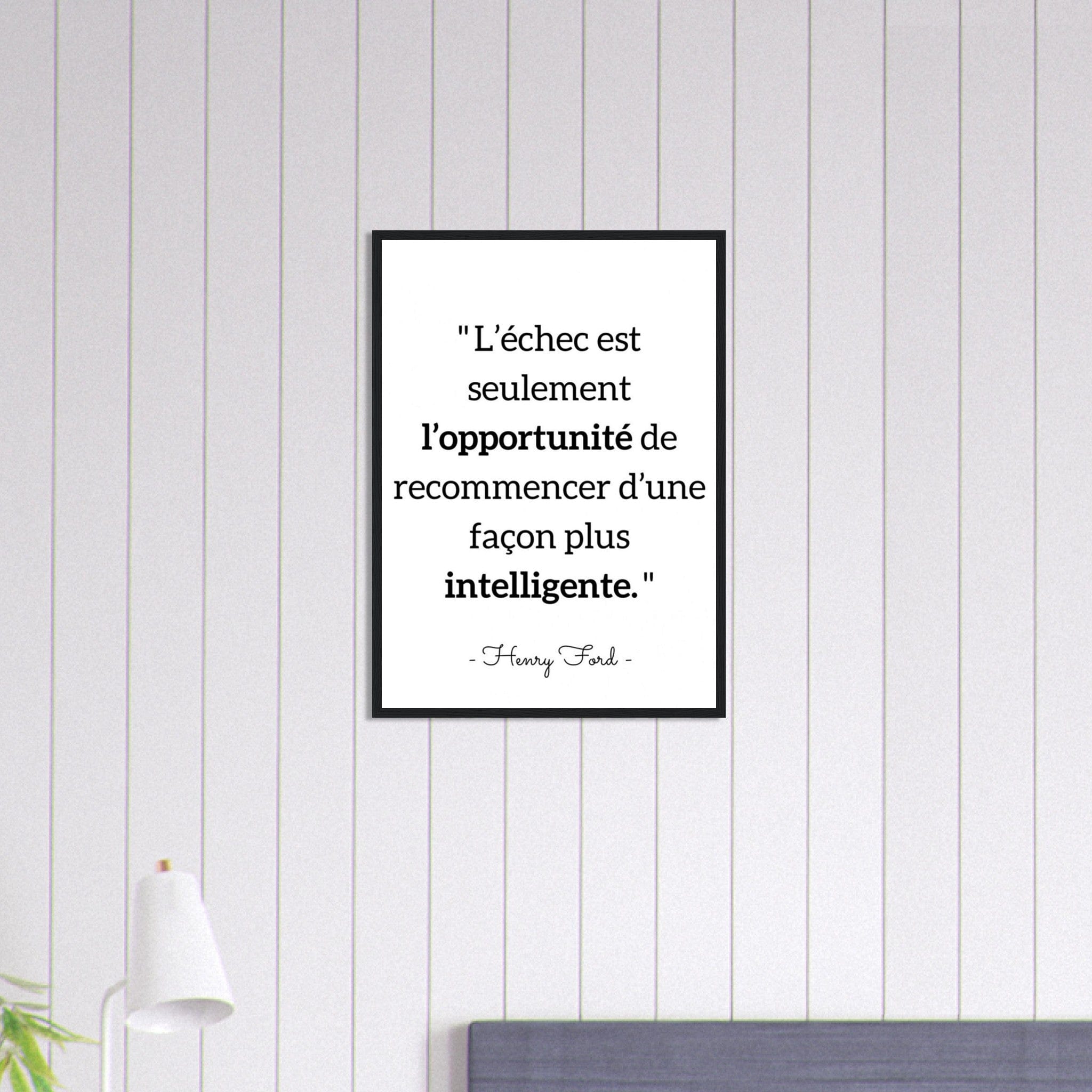Canvanation Print Material 50x70 cm / 20x28″ Tableau Citation Ford