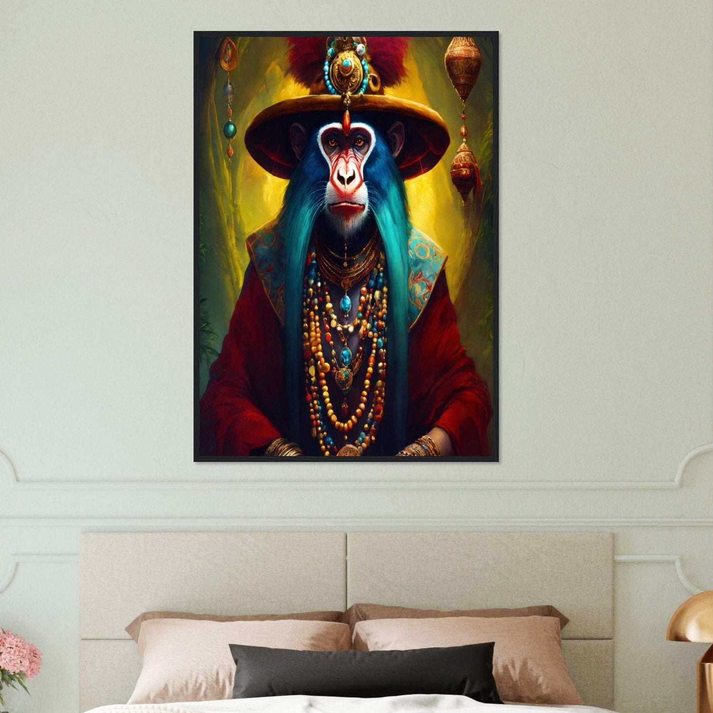 Canvanation Print Material Tableau Singe L'Esprit Sauvage