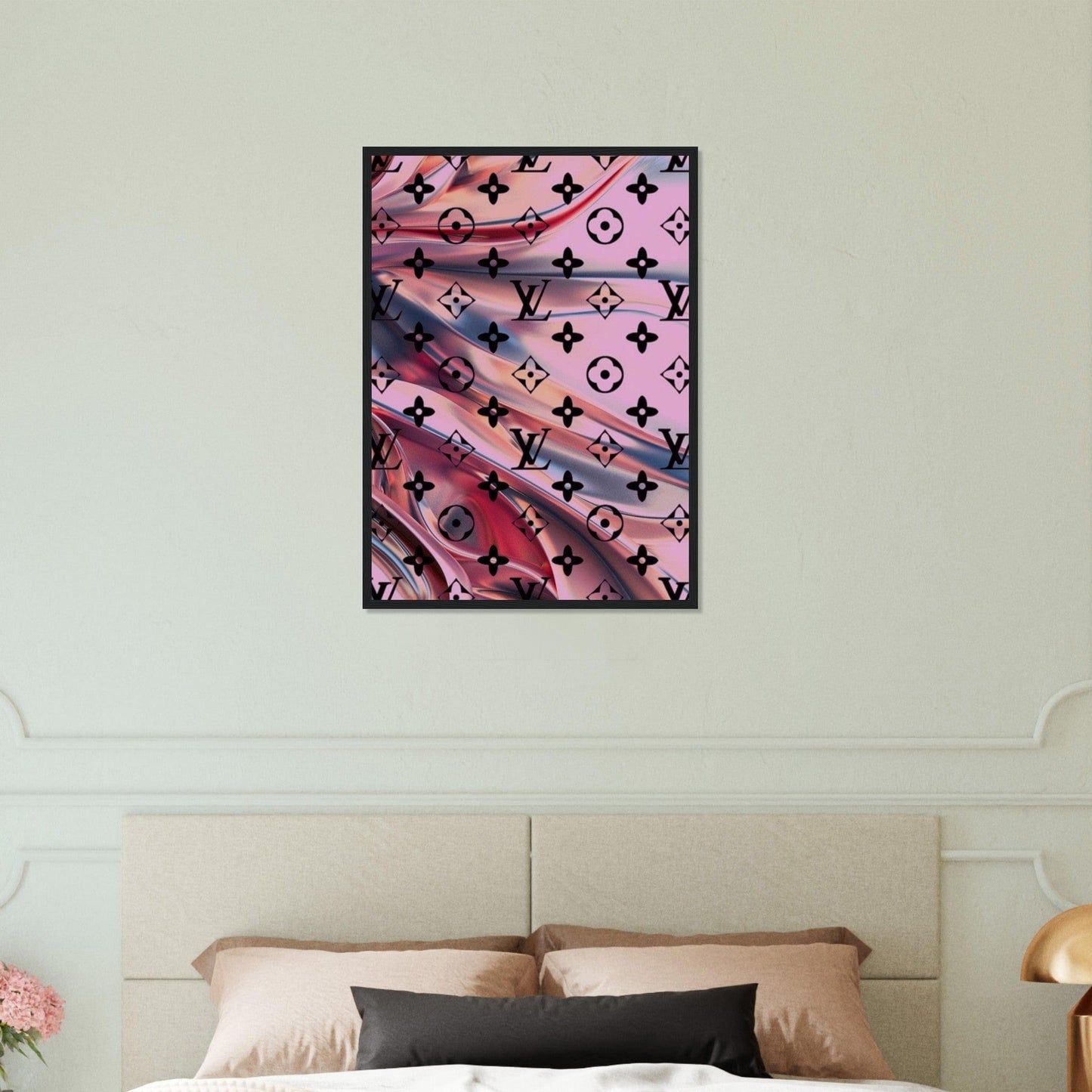 Canvanation Print Material 50x70 cm / 20x28″ Tableau Louis Vuitton Satin