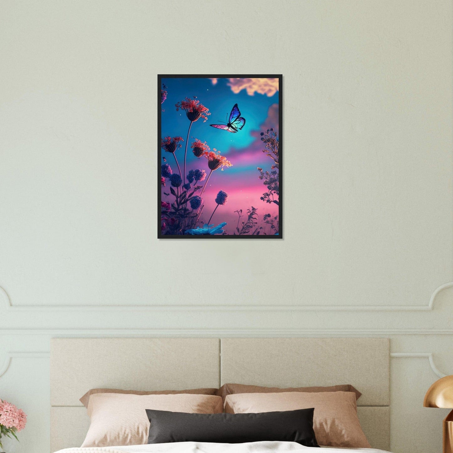 Gelato Print Material Tableau Papillon Moderne