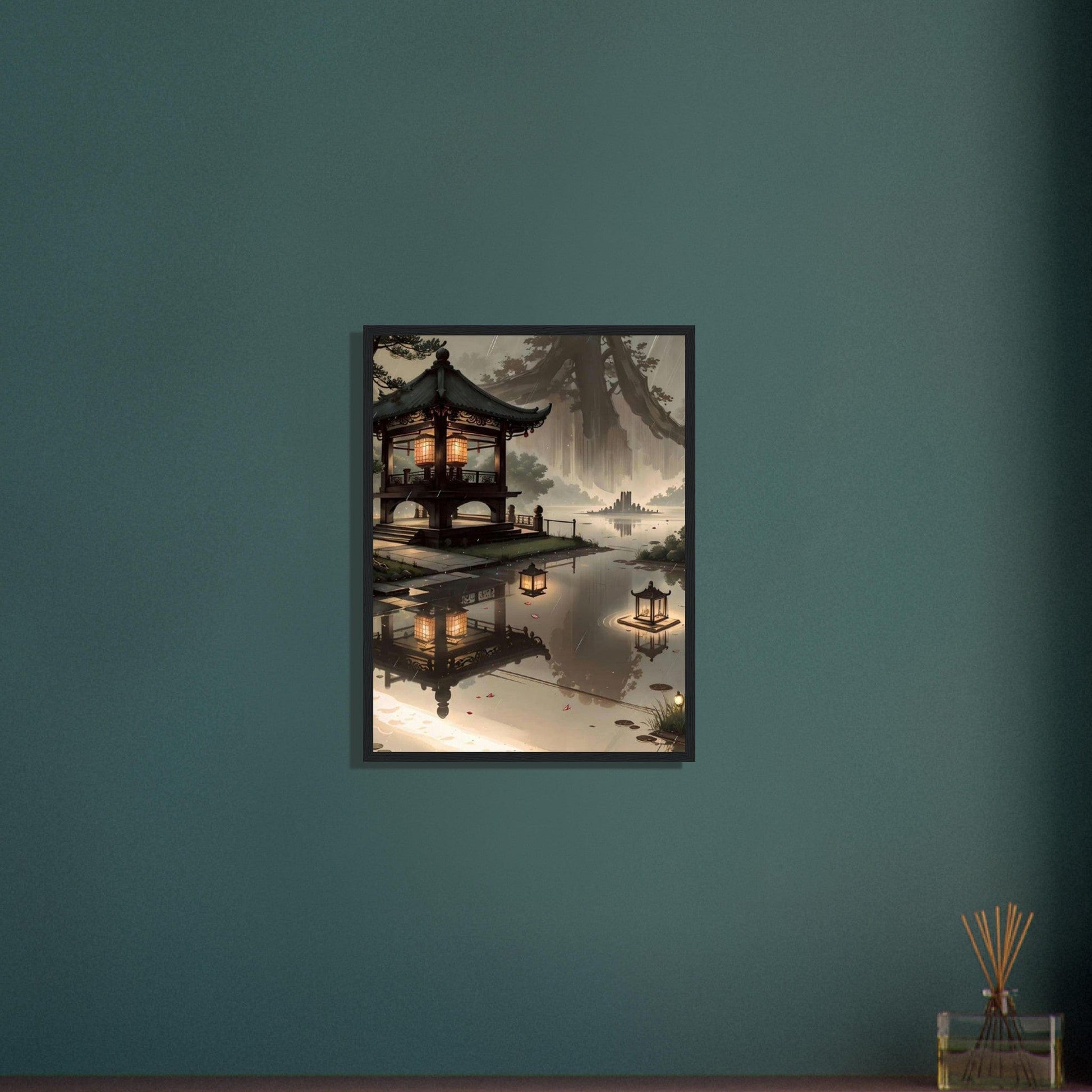 Canvanation Print Material Tableau Japon Paysage Luminaire