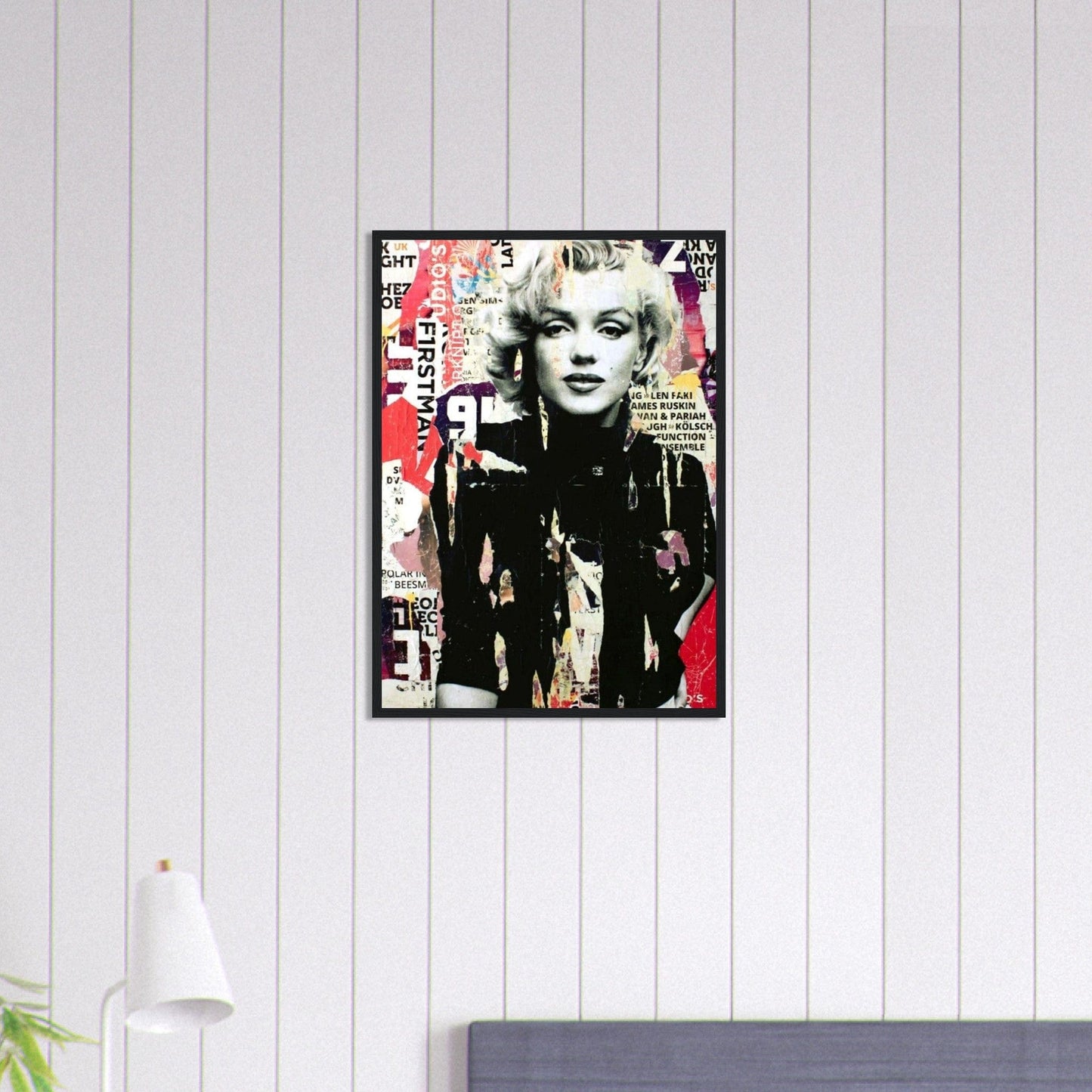 Canvanation Print Material 50x70 cm / 20x28″ Tableau Street Art Marilyn