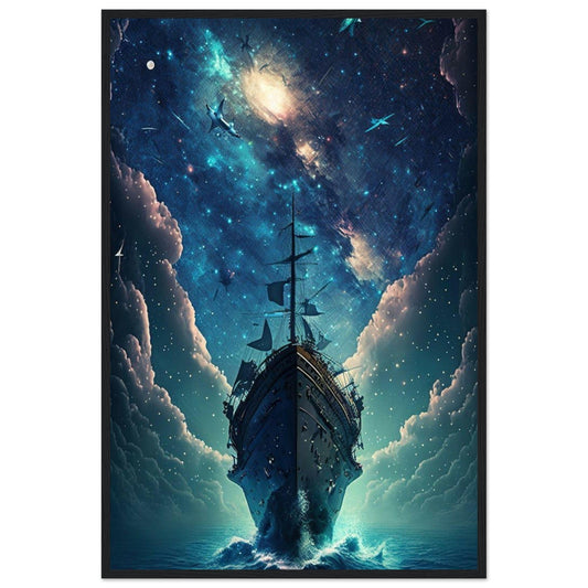 Gelato Print Material 60x90 cm / 24x36″ Peinture Bateaux Mer