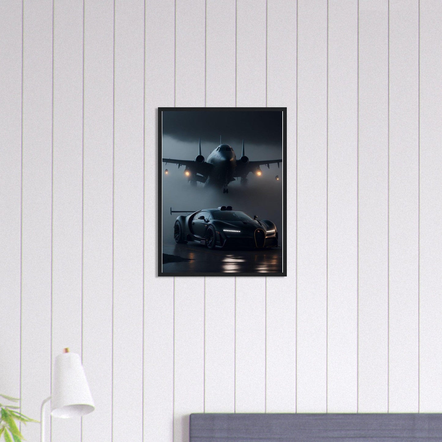 Canvanation Print Material 45x60 cm / 18x24″ Tableau Voiture Bugatti