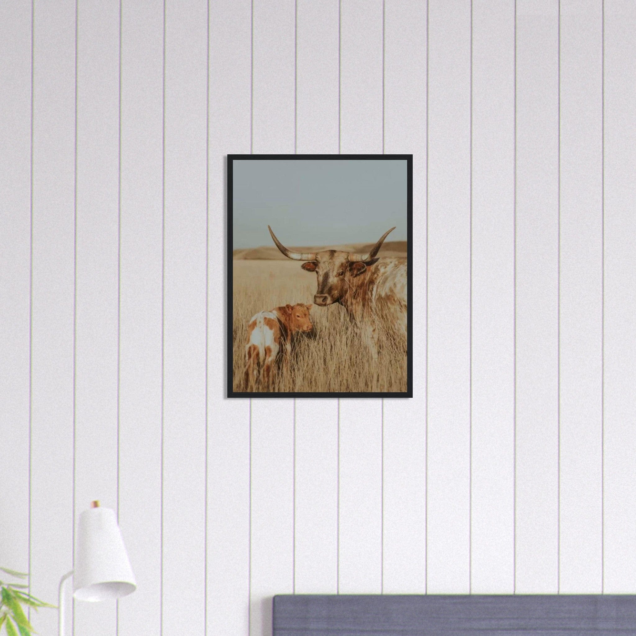 Canvanation Print Material Tableau Vache Gasconne