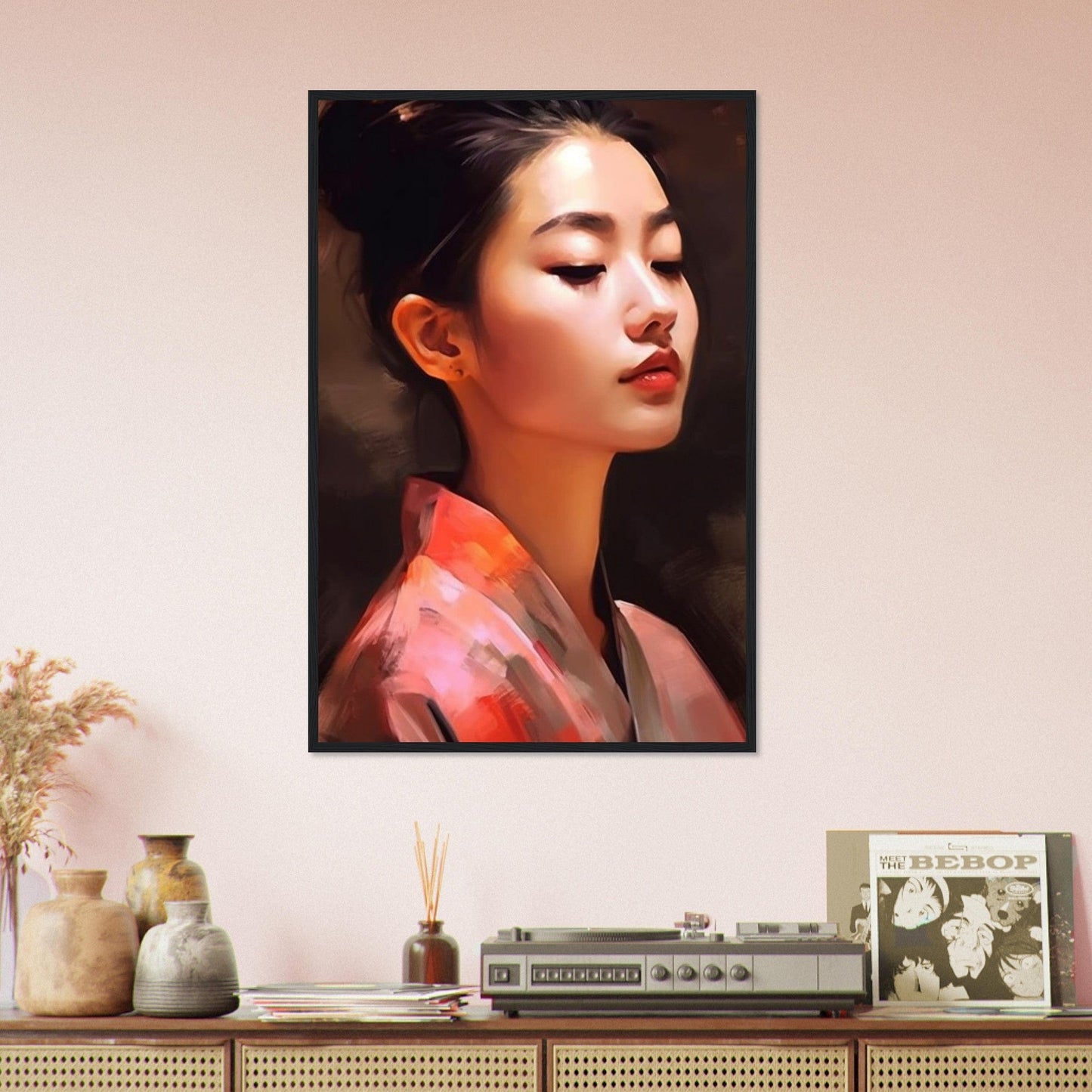 Canvanation Print Material 60x90 cm / 24x36″ Tableau Portrait Femme Abstrait