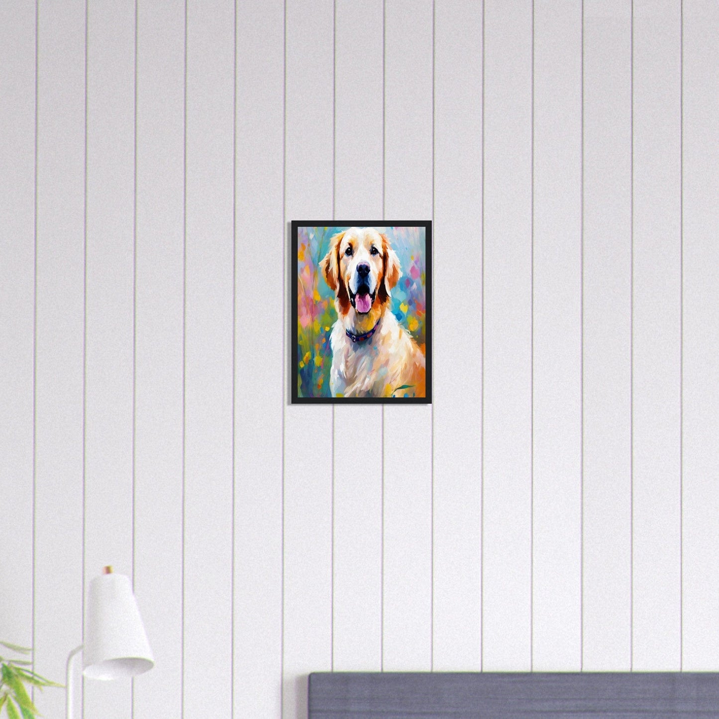 Canvanation Print Material 30x40 cm / 12x16″ Tableau Chien Cœur A Quatre Pattes