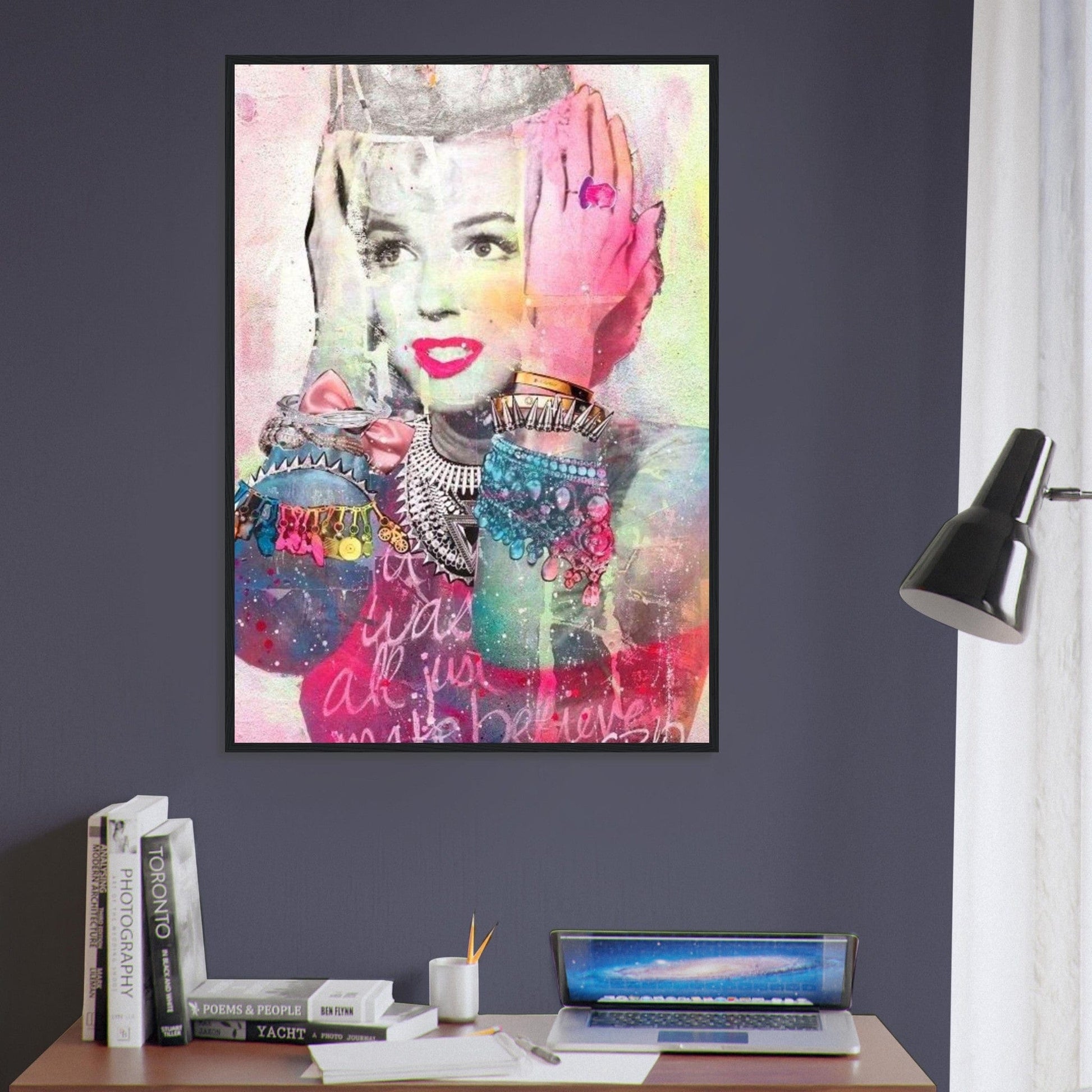 Canvanation Print Material Tableau Femme Street Art