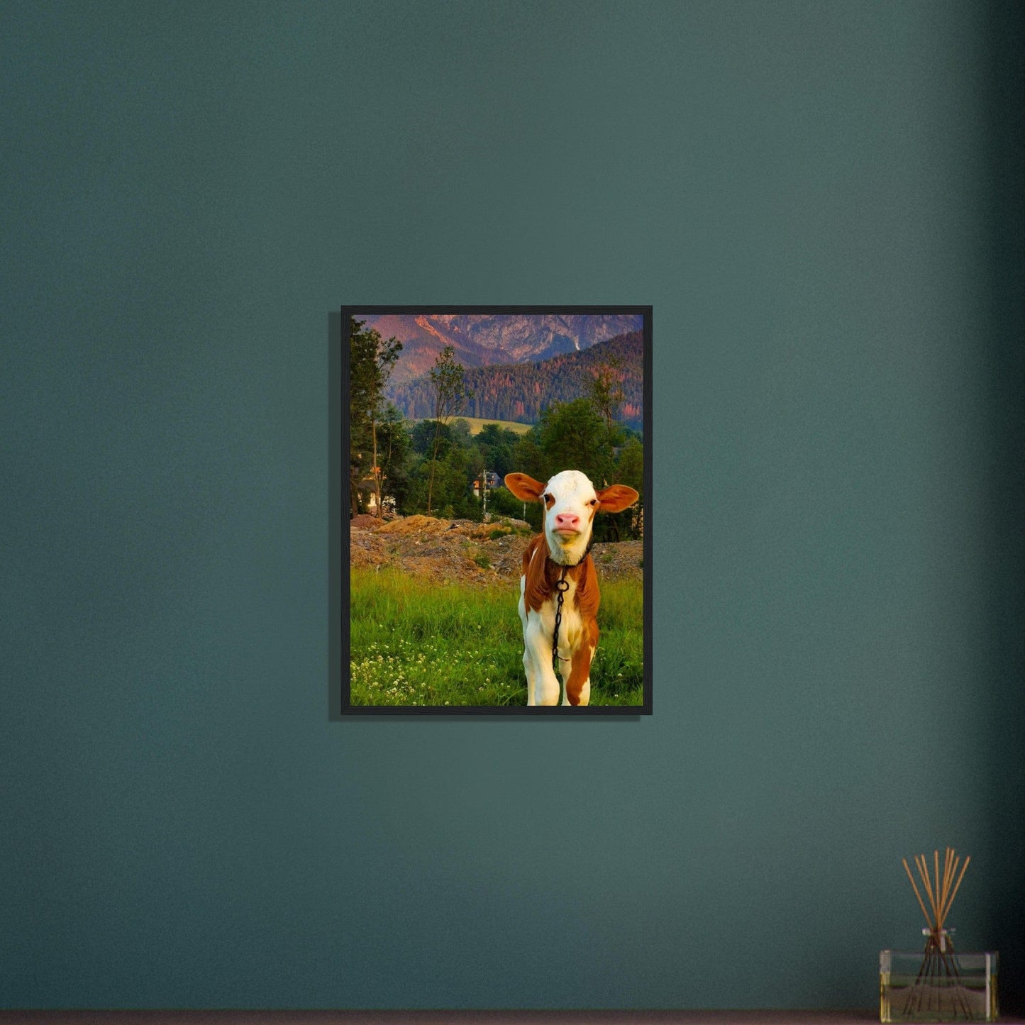 Canvanation Print Material Tableau De Vache Moderne