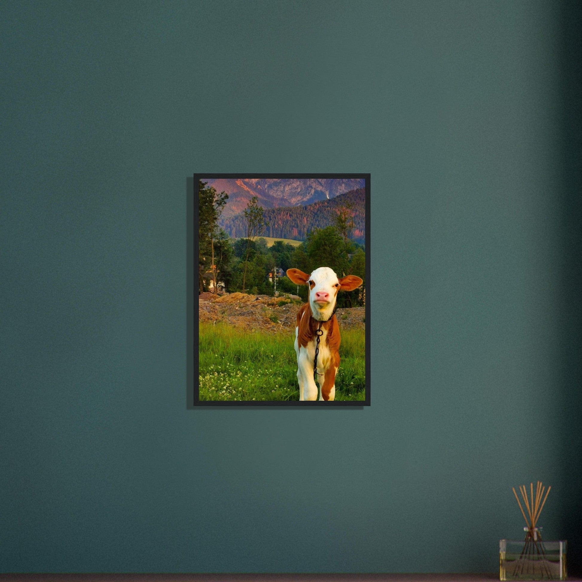 Canvanation Print Material Tableau De Vache Moderne